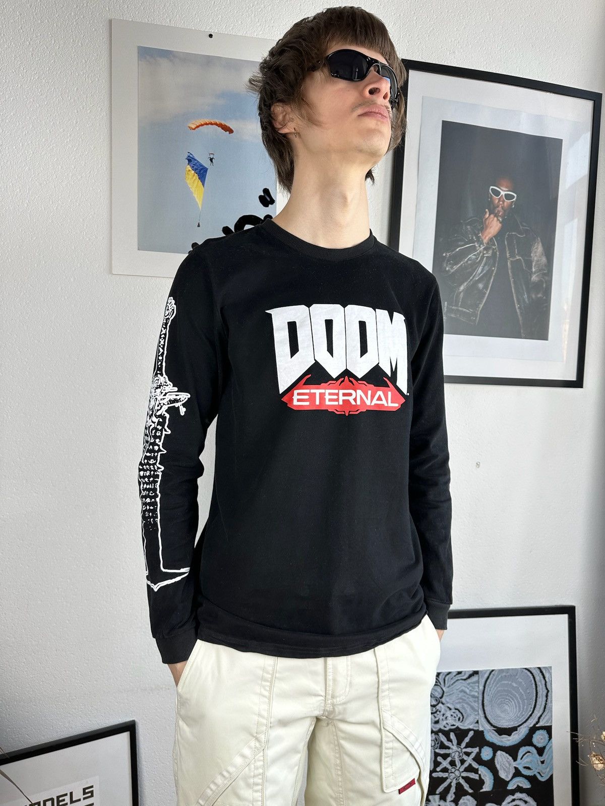 The Game × Vintage Vintage Doom Game Faded Graphic Tee 00s Size US M / EU 48-50 / 2 - 8 Thumbnail
