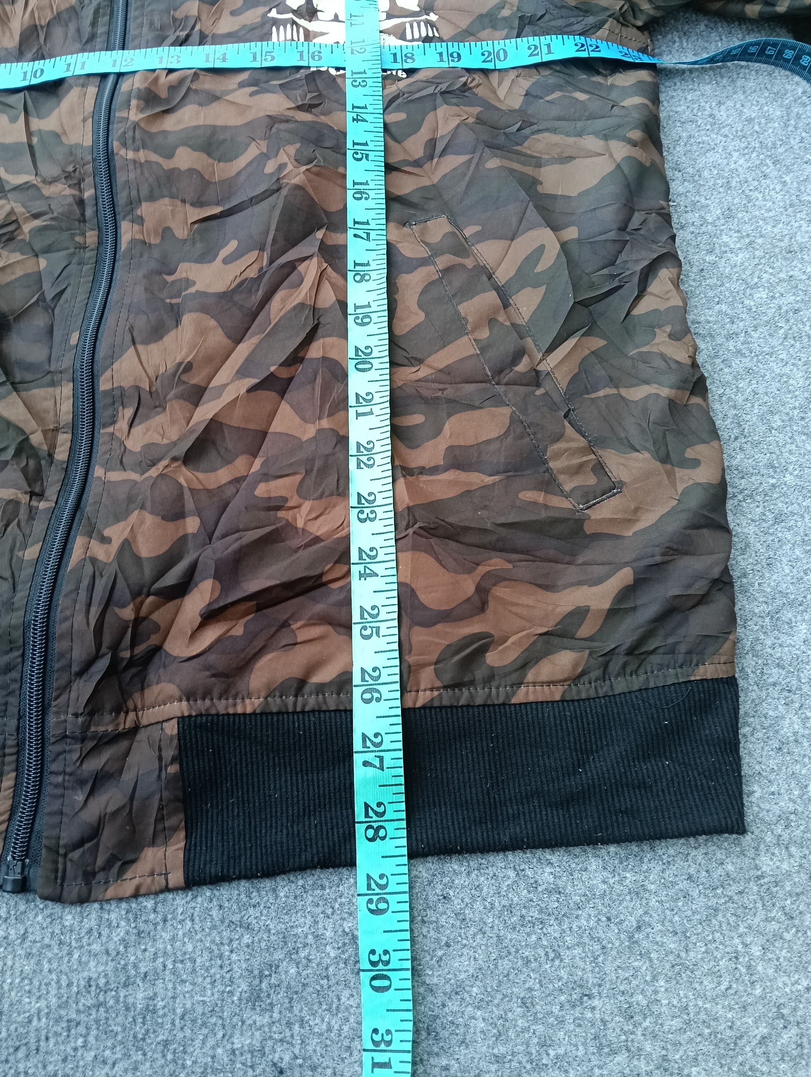 Bullet Noise Bullet Club BC-4 Life camouflage bomber jacket spell out. Size US XL / EU 56 / 4 - 8 Thumbnail