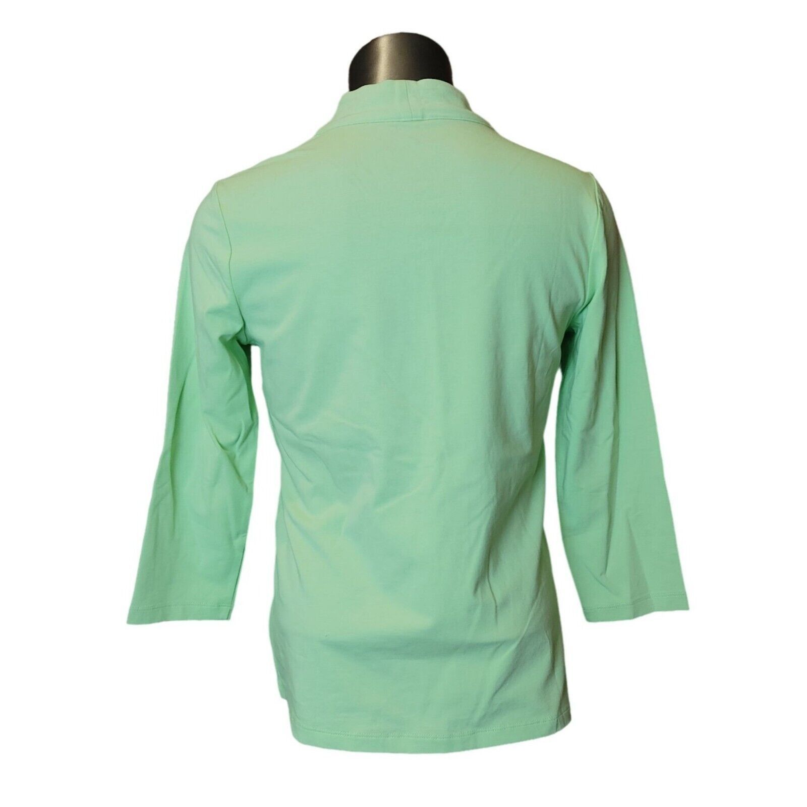 Other APPLESEEDS Womens S Green 3/4 Sleeve Pullover Tunic Sweater Size S / US 4 / IT 40 - 2 Thumbnail