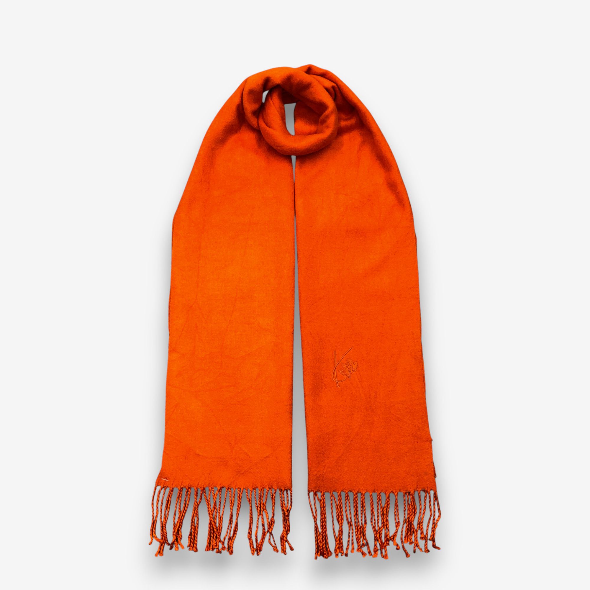 Kenzo Vintage Kenzo Scarf Muffler Wool Winter Fringe Neck Scarves Size ONE SIZE - 1 Thumbnail