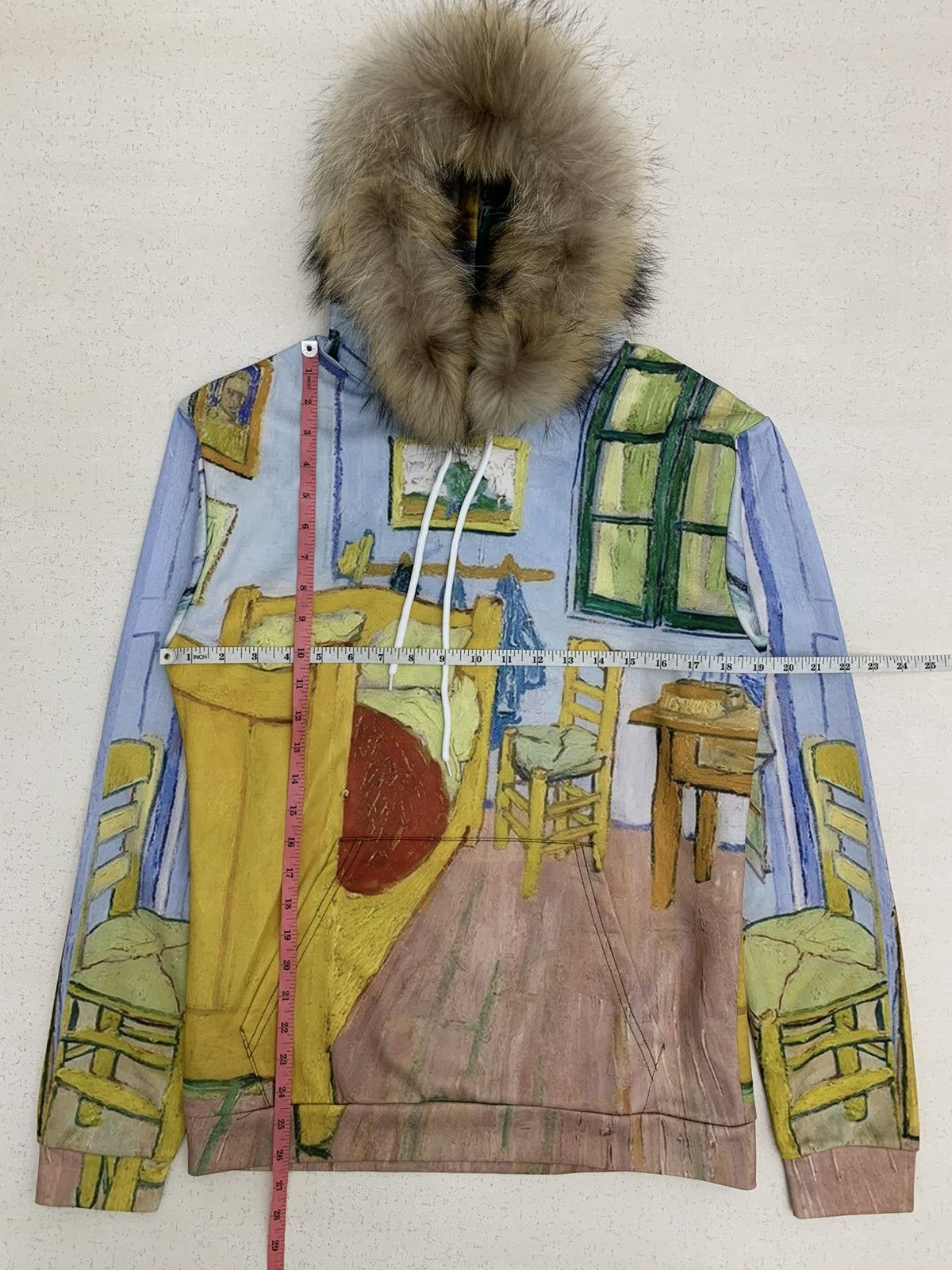 Japanese Brand AOP PRINTED FAUX FUR HOODIE IFSIXWASNINE LGB STYLE Size US L / EU 52-54 / 3 - 2 Thumbnail