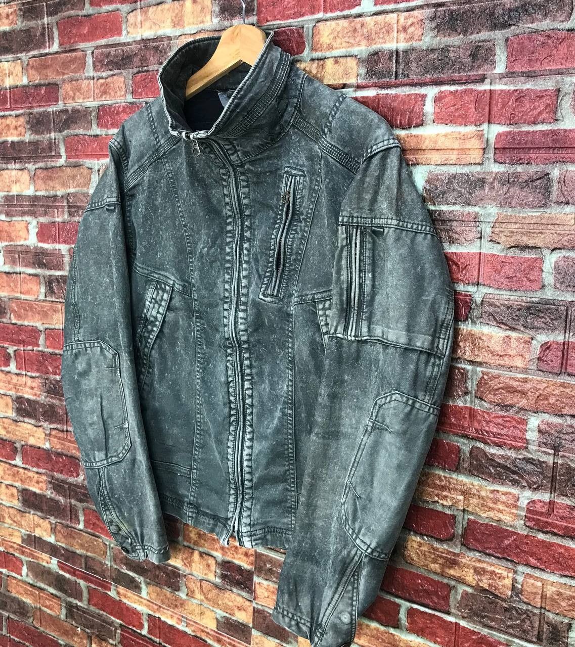 Japanese Brand JAPANESE FIELDCORE X NWZ WORKERS DISTRESSED BIKER JACKET Size US L / EU 52-54 / 3 - 10 Thumbnail