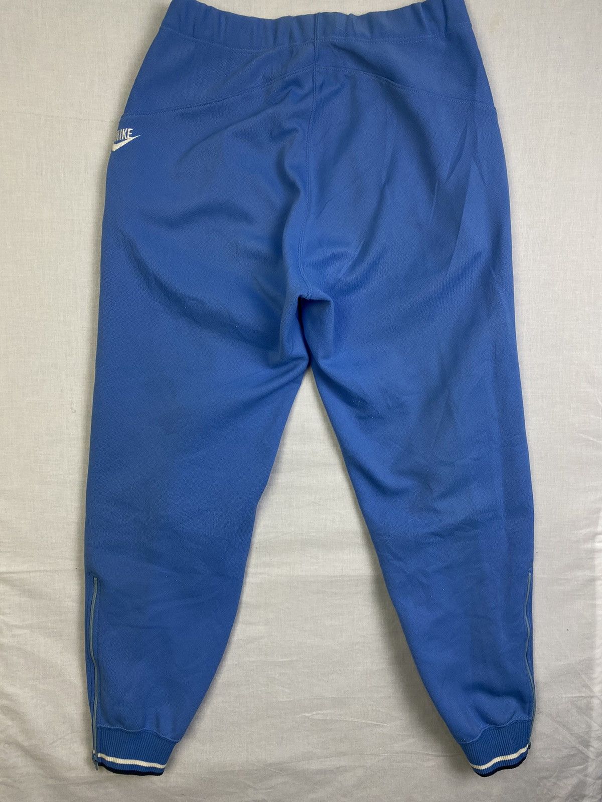 Vintage Vintage Nike 90’s Swoosh Track Pants M Japan Blue Size US 32 / EU 48 - 7 Thumbnail