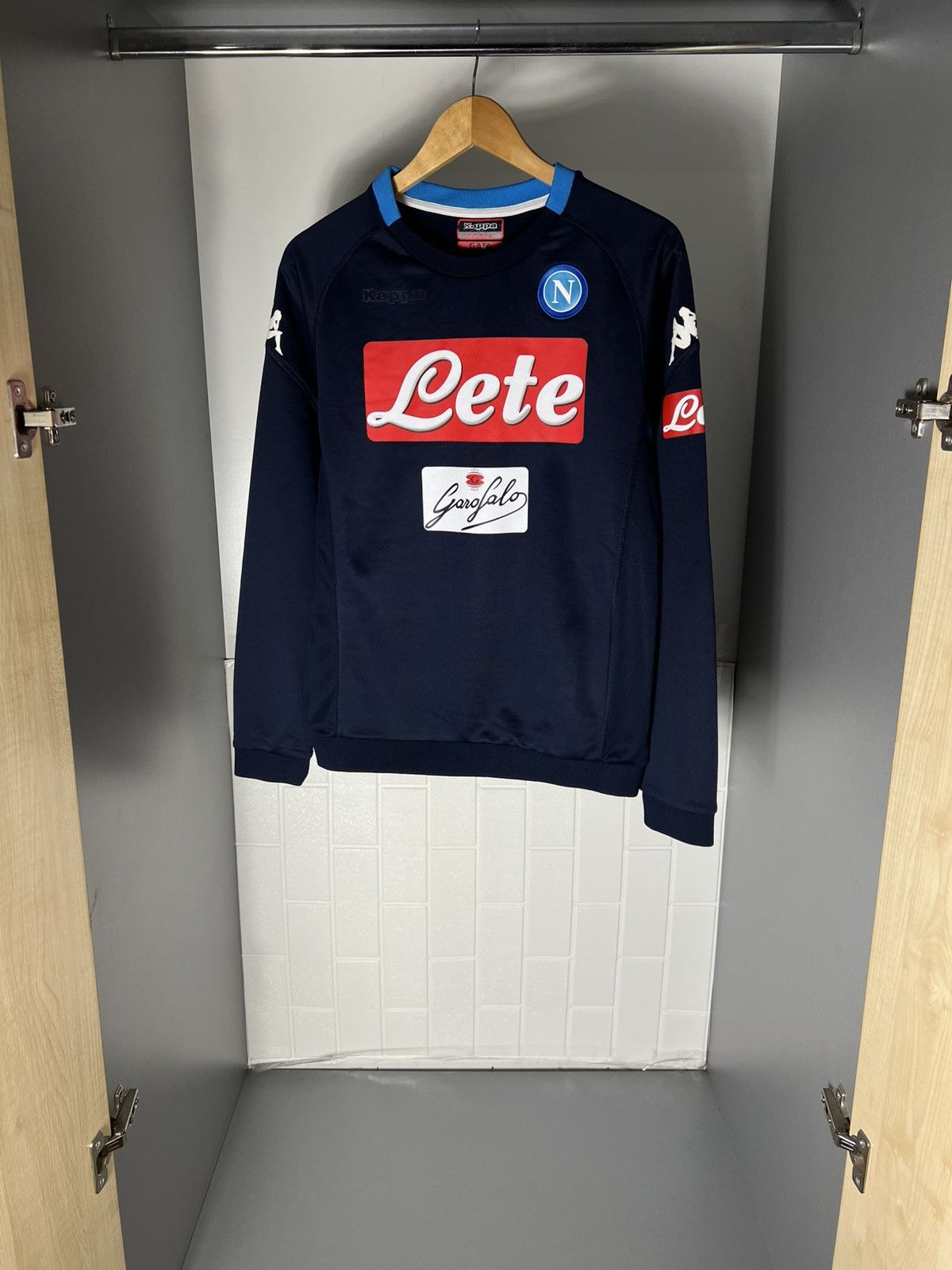 Kappa VINTAGE KAPPA FC NAPOLI ITALY RETRO SOCCER JERSEY Y2K 90s Size US S / EU 44-46 / 1 - 9 Thumbnail