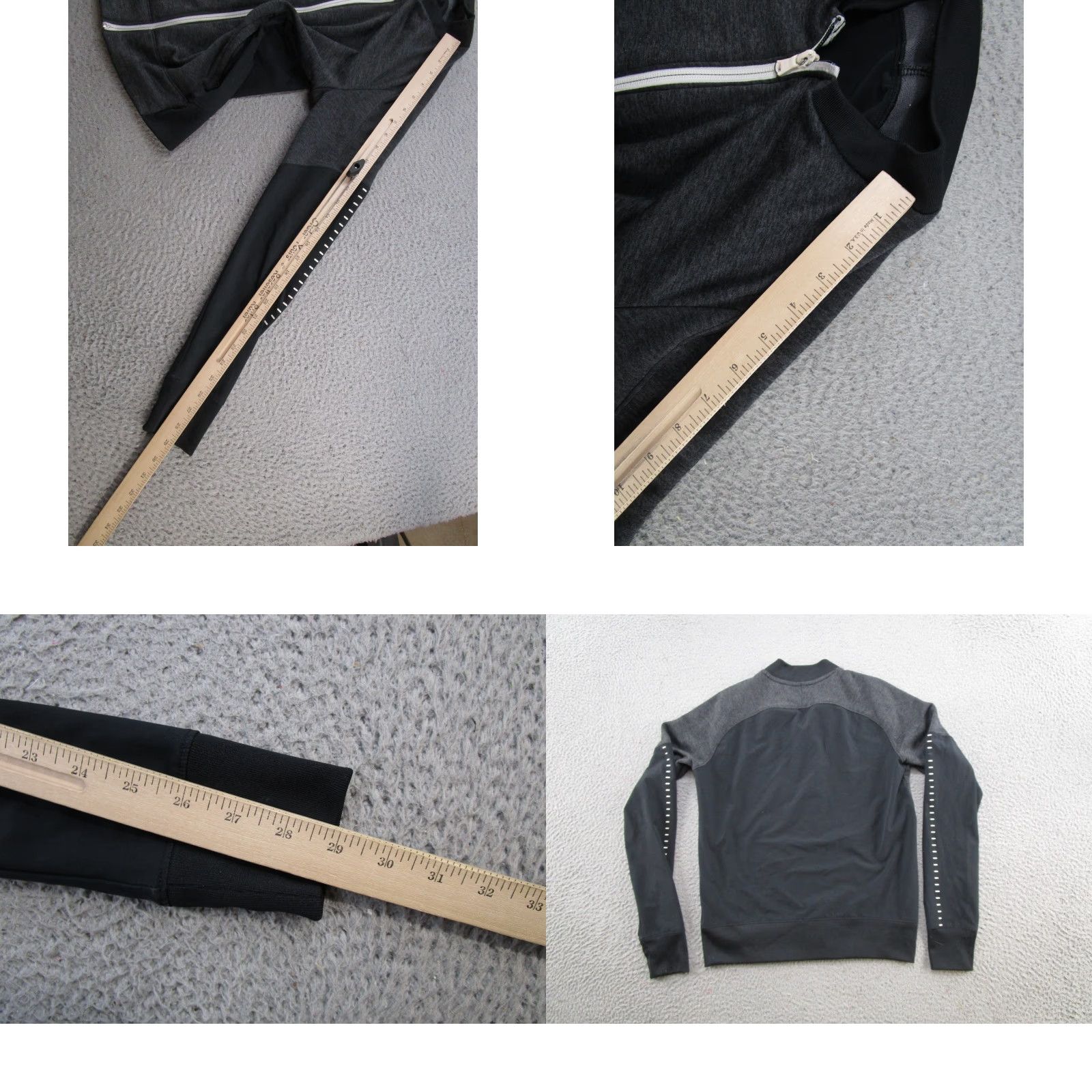 Under Armour Under Armour Jacket Womens S Black Qualifier Warm Up Hybrid Full-Zip COLDGEAR Size S / US 4 / IT 40 - 8 Thumbnail