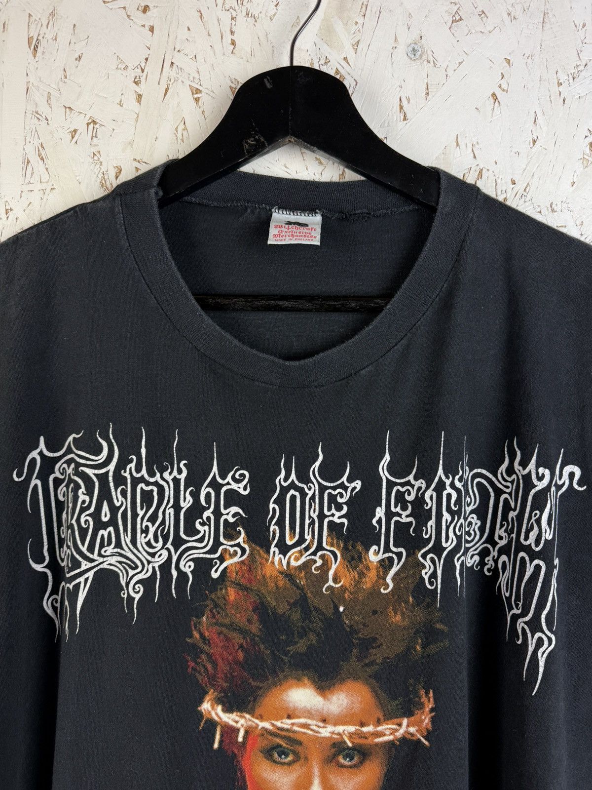 Band Tees 90s Cradle Of Filth 1998 Praise The Whore Metal Sleeveless Size US XL / EU 56 / 4 - 7 Thumbnail
