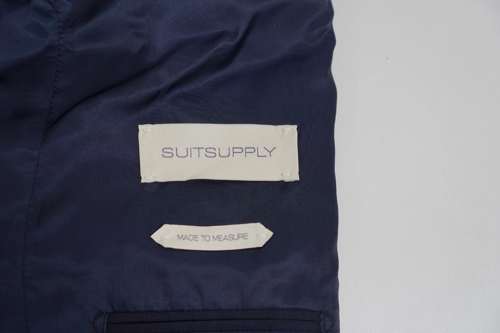 Suitsupply Men Suitsupply Blazer Lazio Merino Navy Holland Sherry US38L Size 38L - 6 Thumbnail