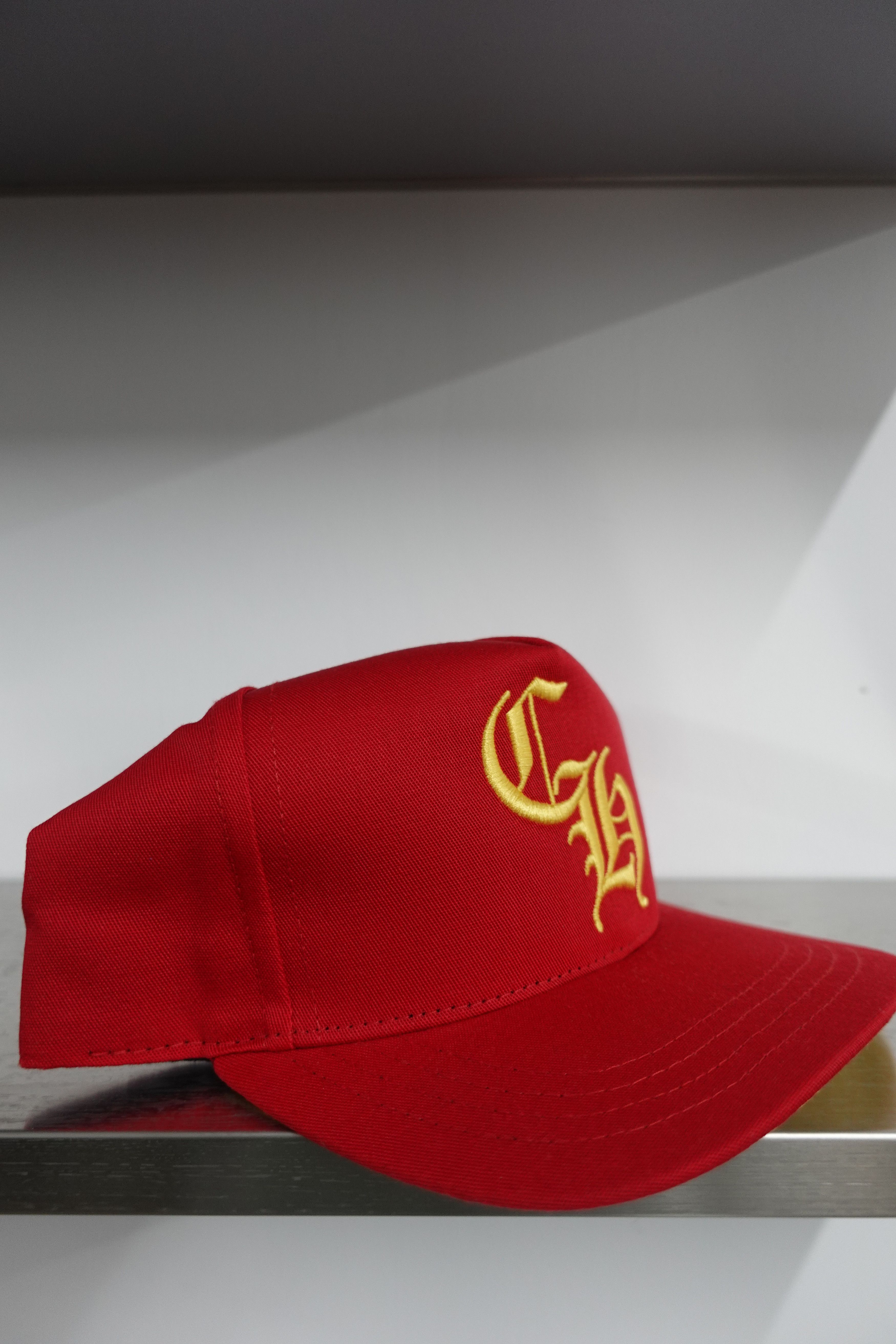 Chrome Hearts CHROME HEARTS LETTER HAT RED YELLOW Size ONE SIZE - 2 Thumbnail