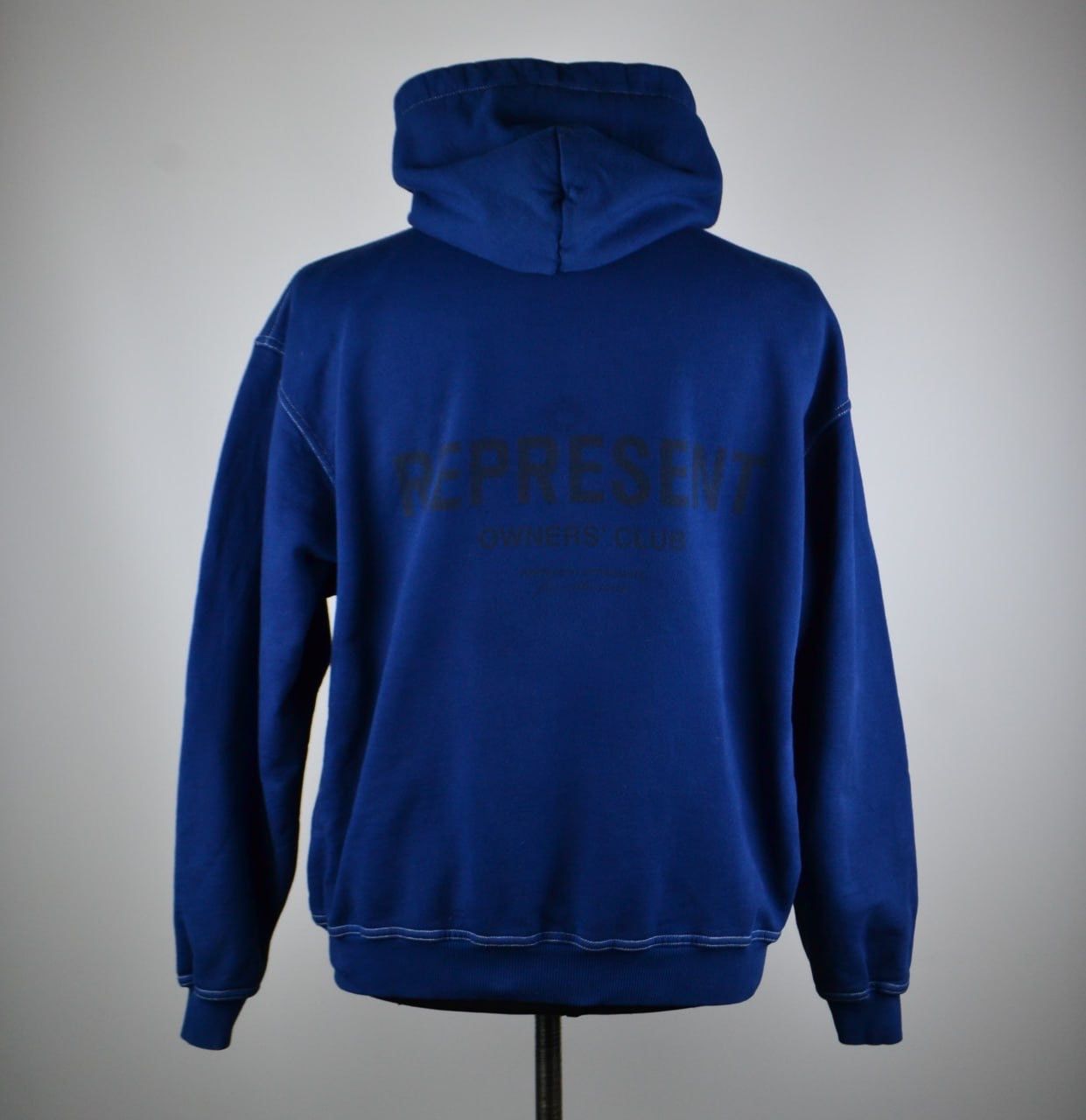 Represent Clo. REPRESENT OWNERS' CLUB MENS BLUE HOODIE HOODED JUMPER SIZE L Size US L / EU 52-54 / 3 - 8 Thumbnail