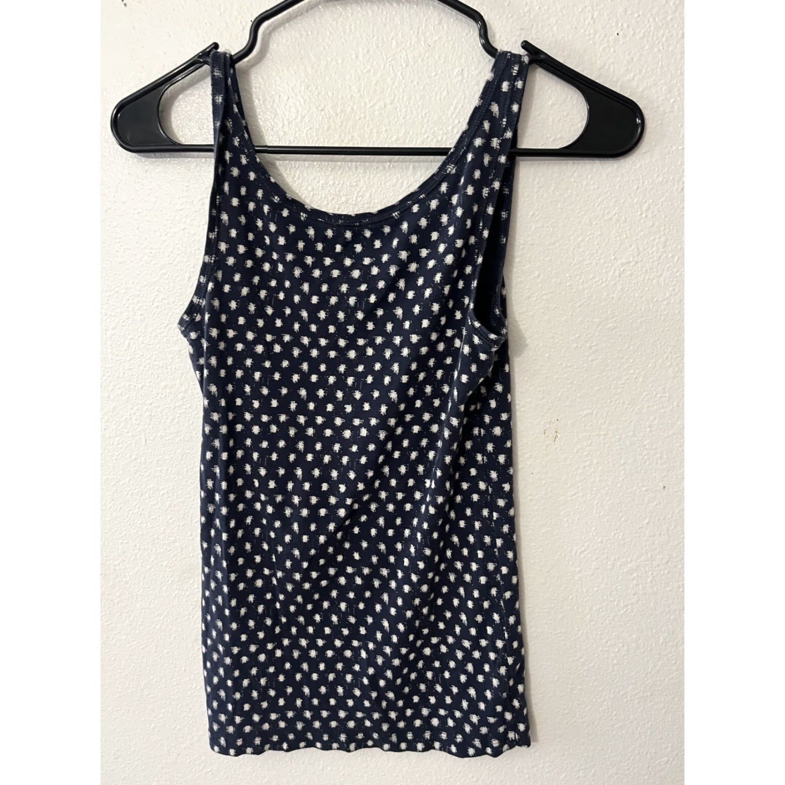 Ann Taylor Ann Taylor LOFT Tank Women Small Blue Cotton Sleeveless Slim Fit Love Womens Size S / US 4 / IT 40 - 2 Thumbnail