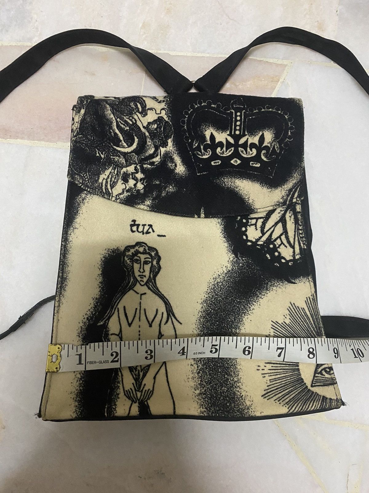 Jean Paul Gaultier 🔥Sick🔥Very Rare vintage Junior Gaultier Printed Bagpack Size ONE SIZE - 14 Thumbnail