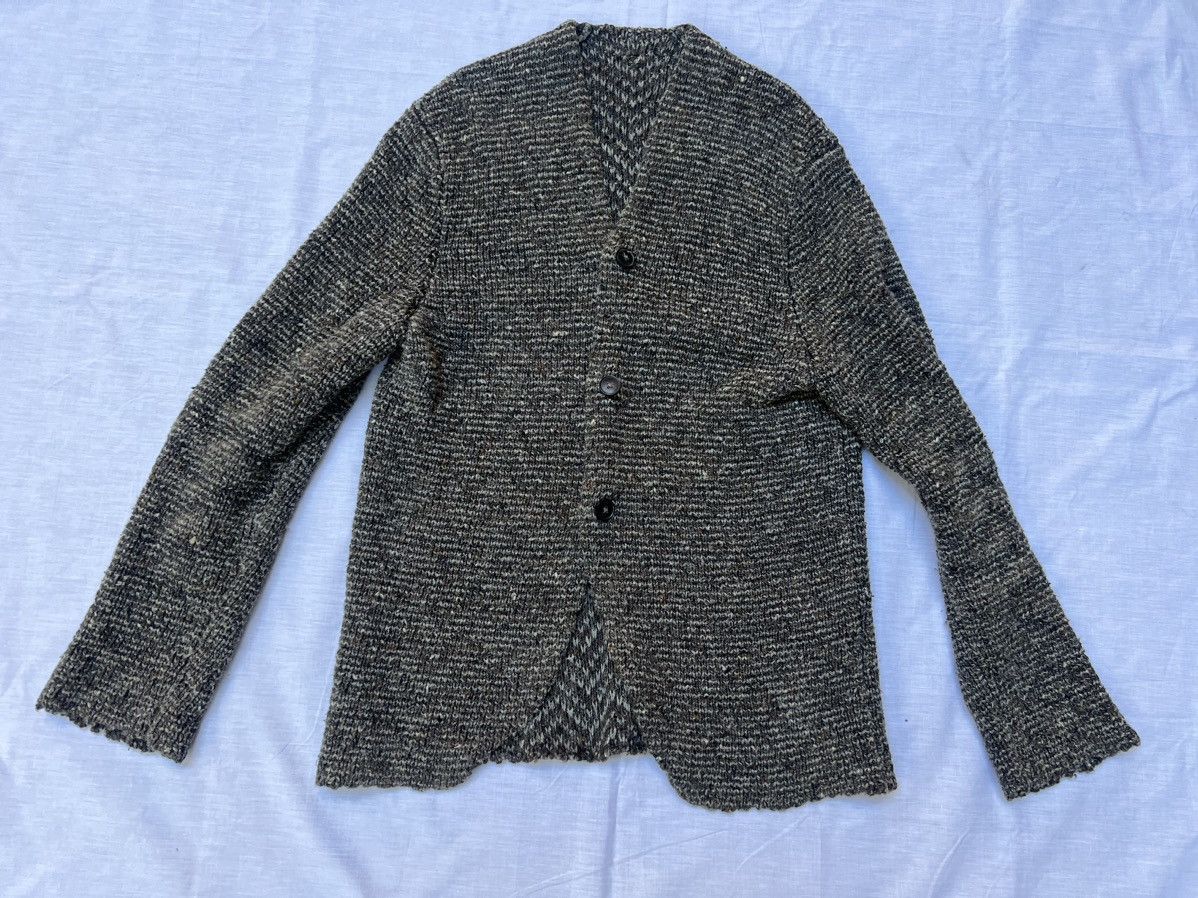 image of Label Under Construction Heavy Wool Jacket in Brown, Men's (Size Medium)