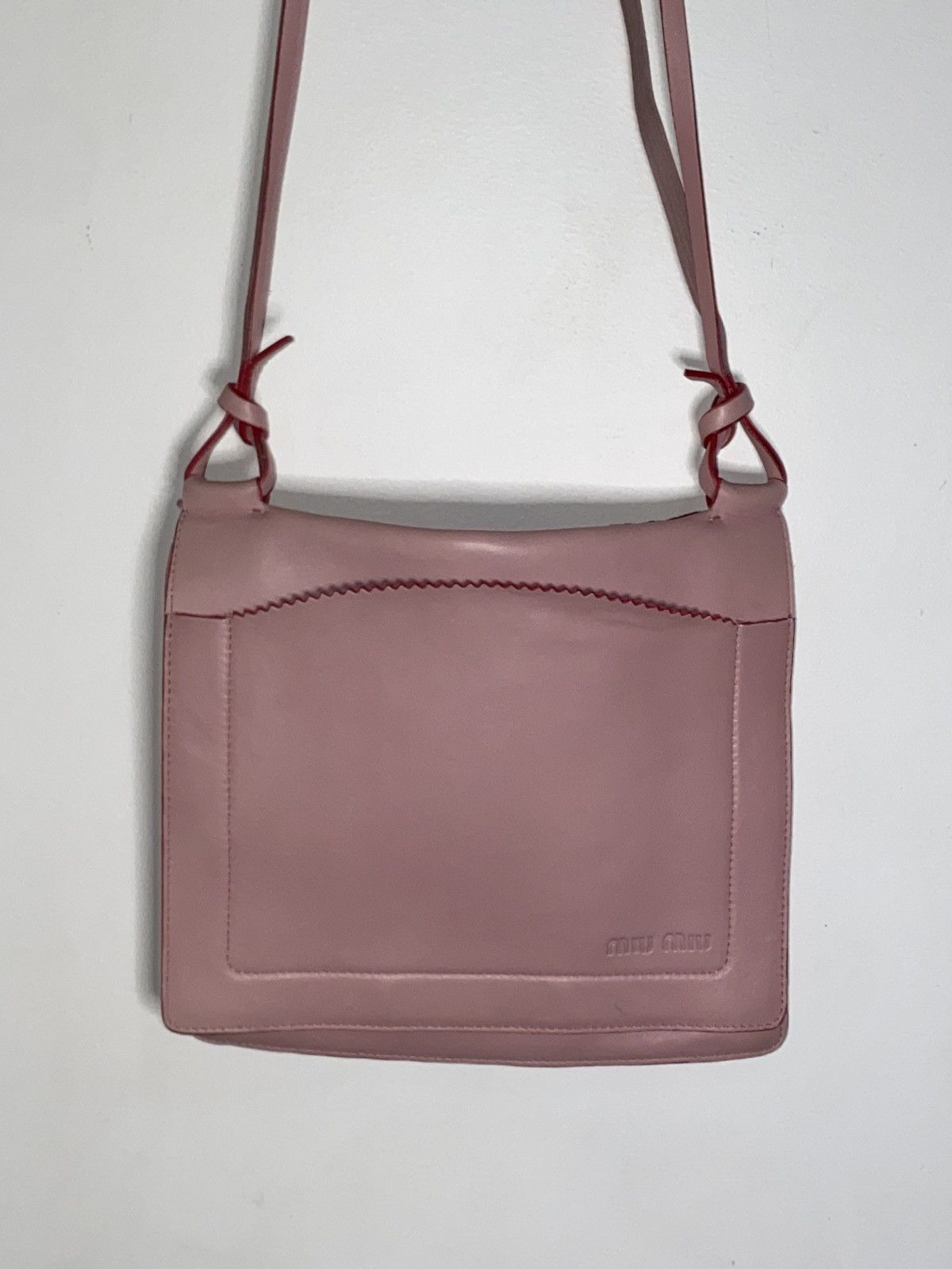 Miu Miu Miu Miu AW 1999 Pink lambskin leather crossbody Size ONE SIZE - 3 Thumbnail