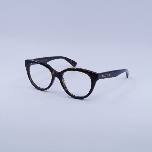 Gucci 🕶️ New Gucci GG1590O 005 Havana Eyeglasses 52mm Size ONE SIZE - 5 Thumbnail