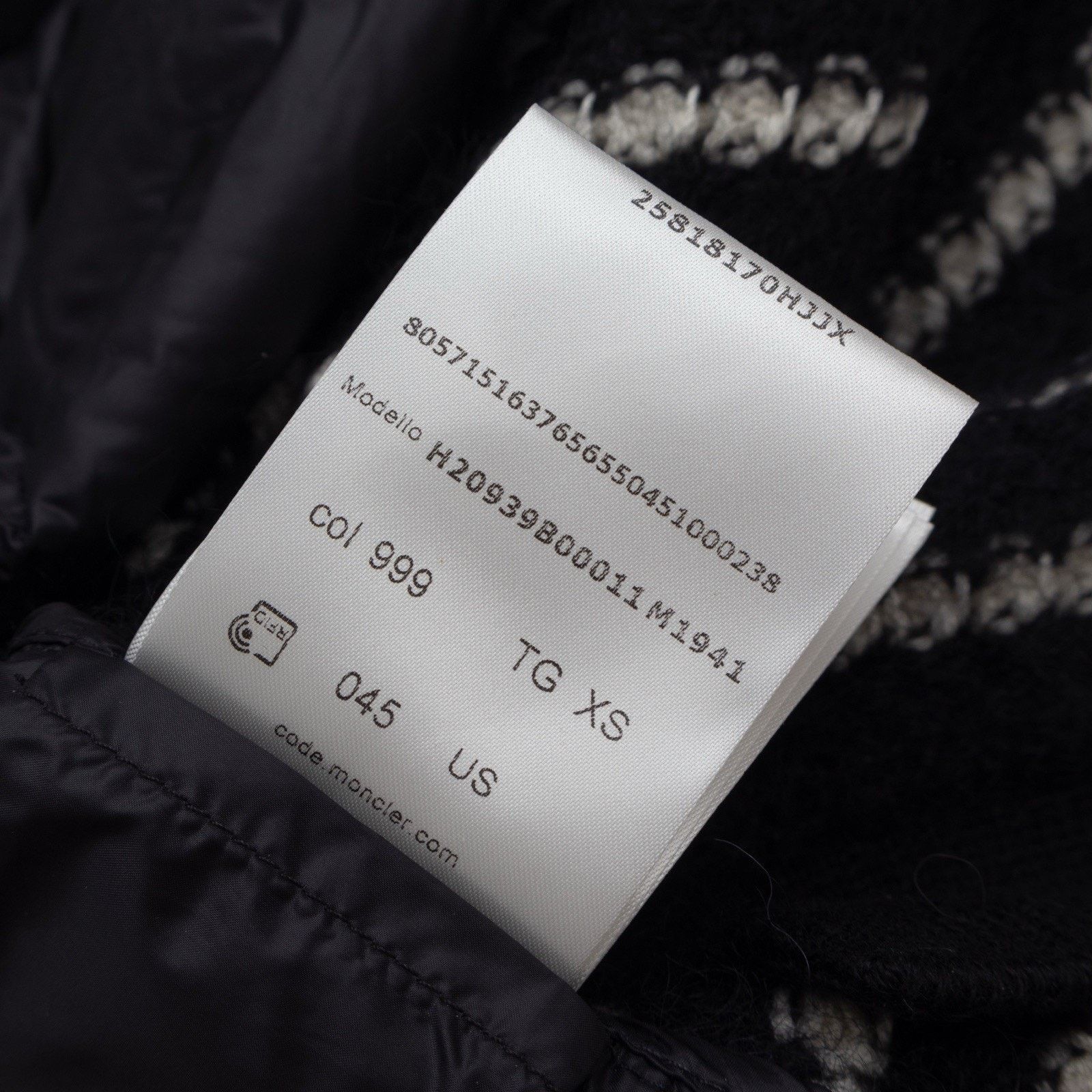 Moncler 1.6k$ MONCLER Striped Cardigan Tricot Wool Down Jacket XS Size XS / US 0-2 / IT 36-38 - 18 Thumbnail