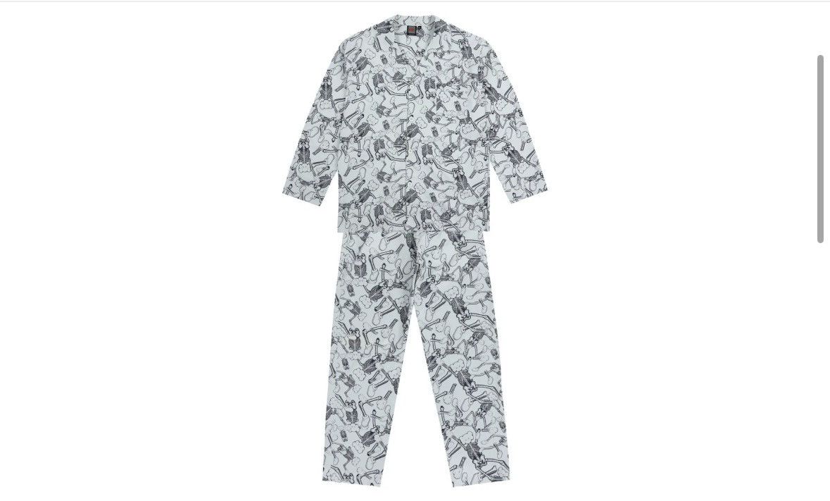 image of Infinite Archives Pajama Set in White, Men's (Size Medium)