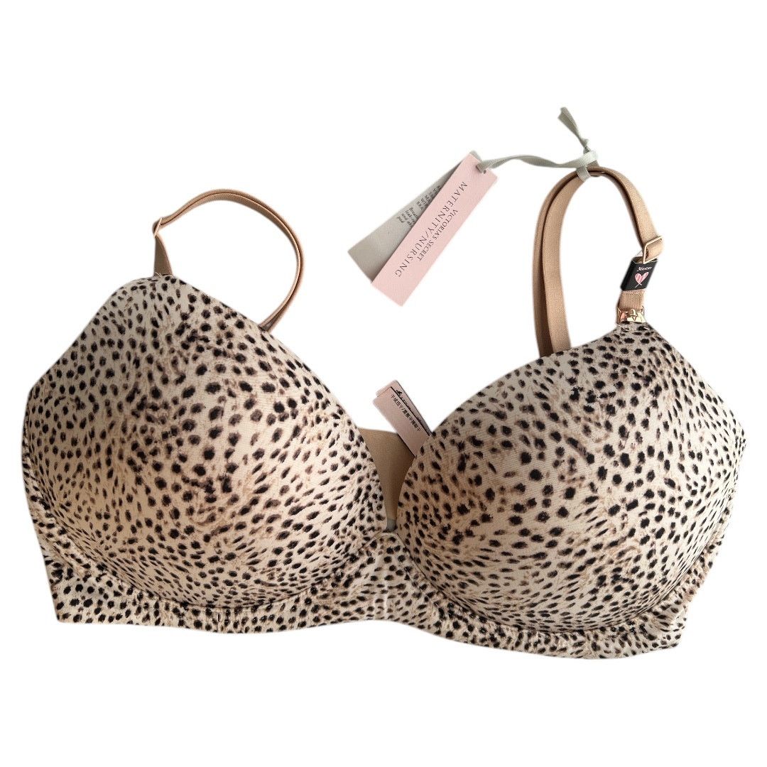 Victoria's Secret VICTORIA'S SECRET Lace Wing Wireless Nursing Bra, 34D3 Size ONE SIZE - 1 Thumbnail