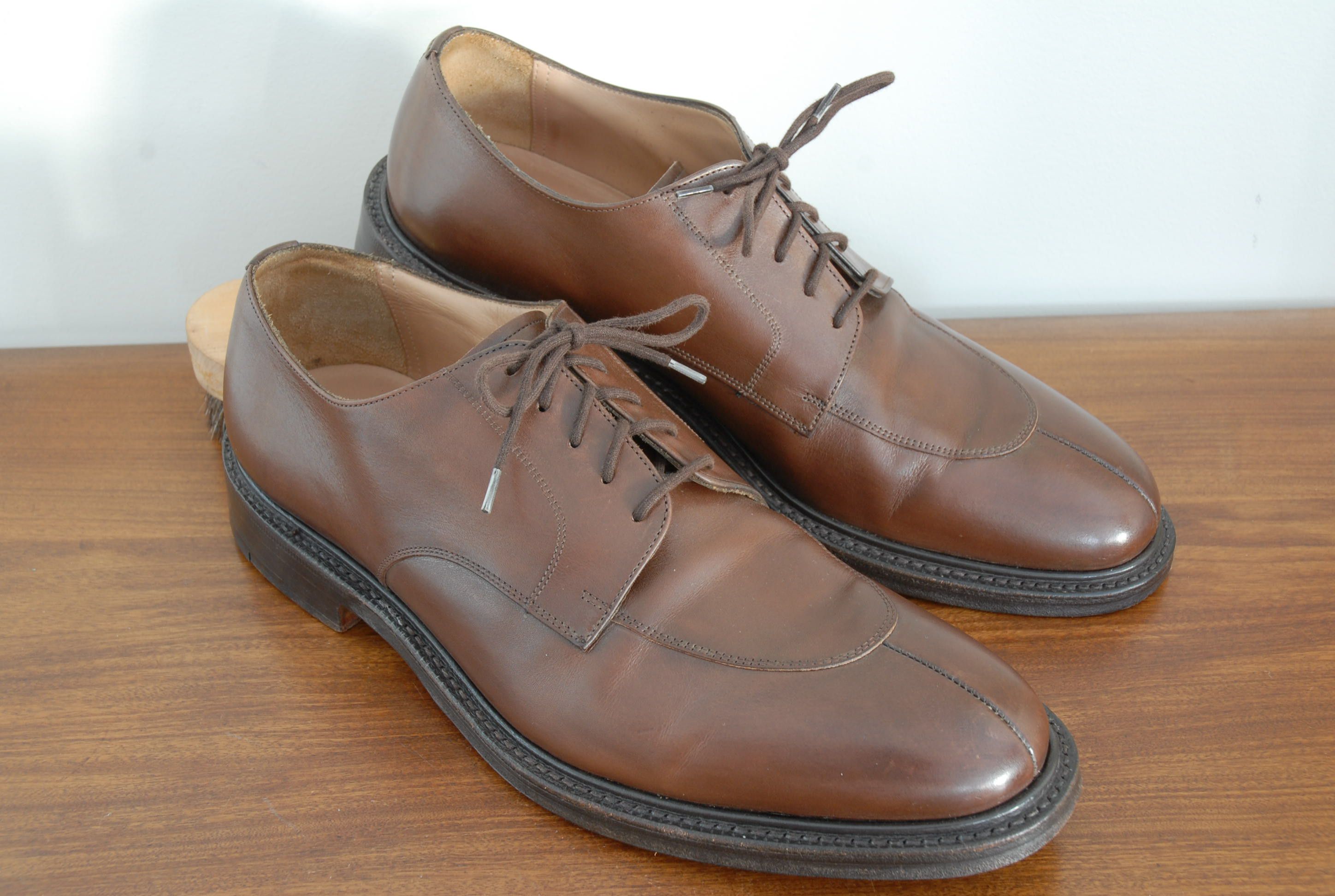 Church's Custom Grade Carne brown calf split toe derby Size US 10 / EU 43 - 1 Thumbnail