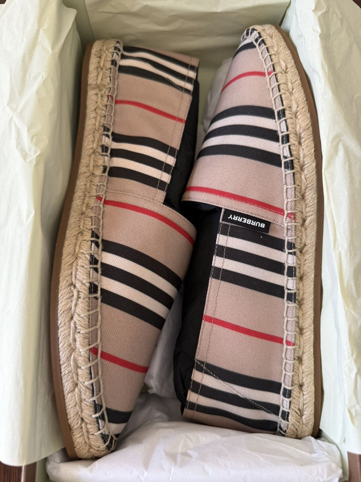 Burberry Burberry Icon Stripe Espadrilles Size US 8 / EU 41 - 1 Thumbnail