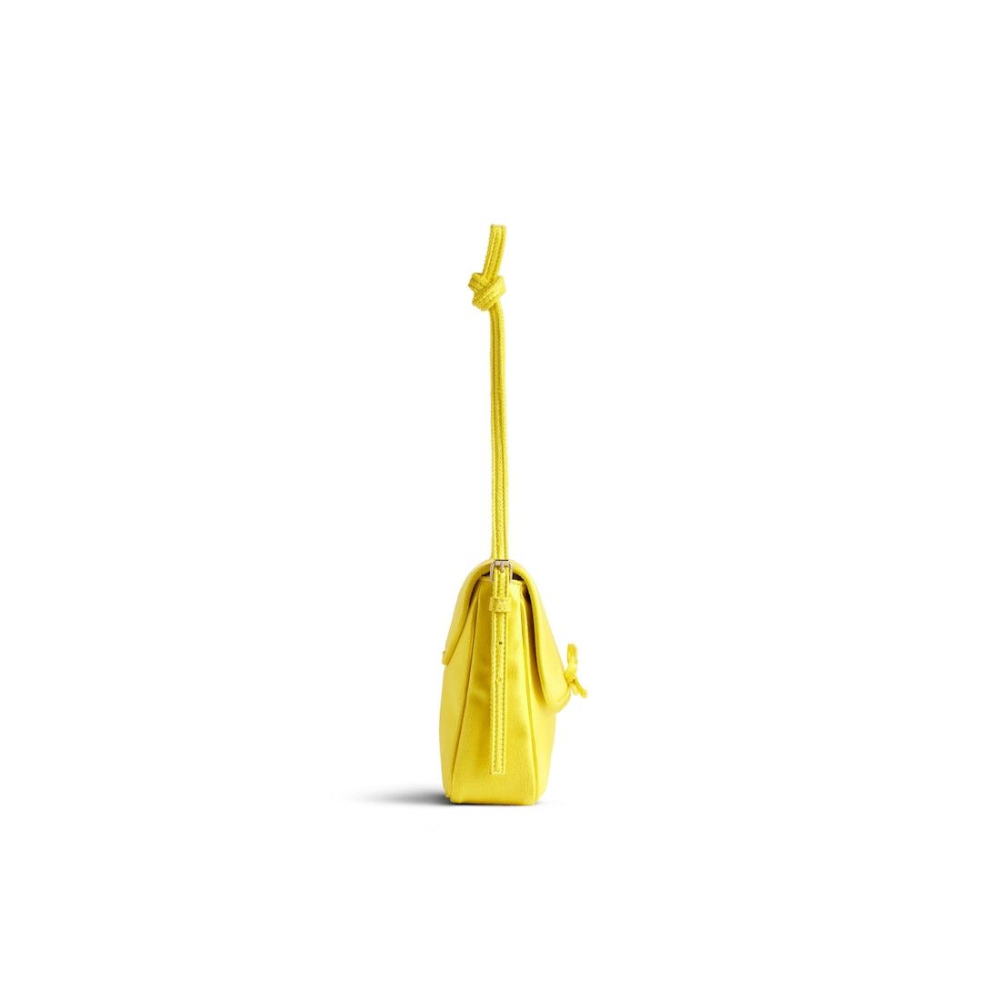 Balenciaga o1srvl11e0526 Size: OS / Leopolda Pochette Bag in Yellow Size ONE SIZE - 4 Thumbnail