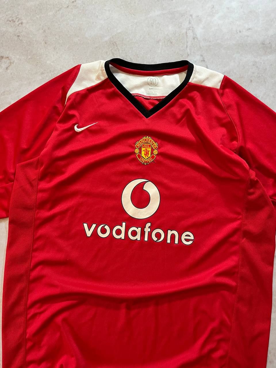 Vintage Manchester United Nike Vodafone vintage soccer Jersey Y2k Size US XL / EU 56 / 4 - 2 Thumbnail