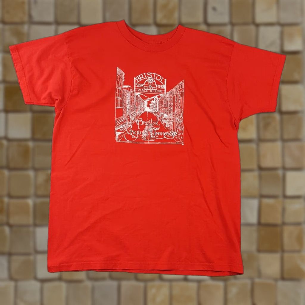 Fruit Of The Loom Vintage Fruit of the Loom Men's XL T-Shirt Red 90s Country Music Sign Vintage Retro Outdoor Y2K Size US XL / EU 56 / 4 - 1 Thumbnail