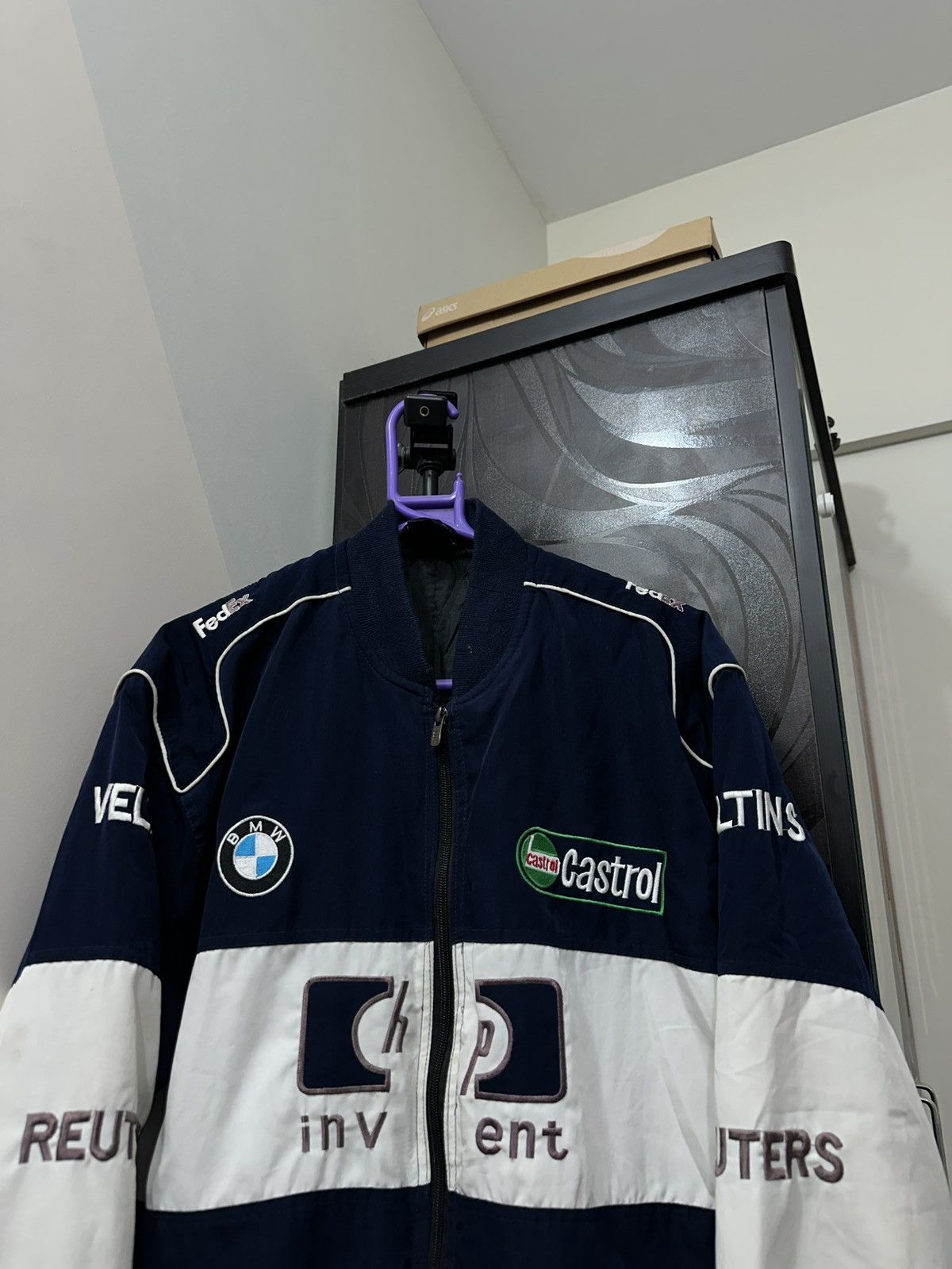 BMW Crazy Vintage Bmw Bomber Jacket 🏎️🏁 Size US S / EU 44-46 / 1 - 2 Thumbnail