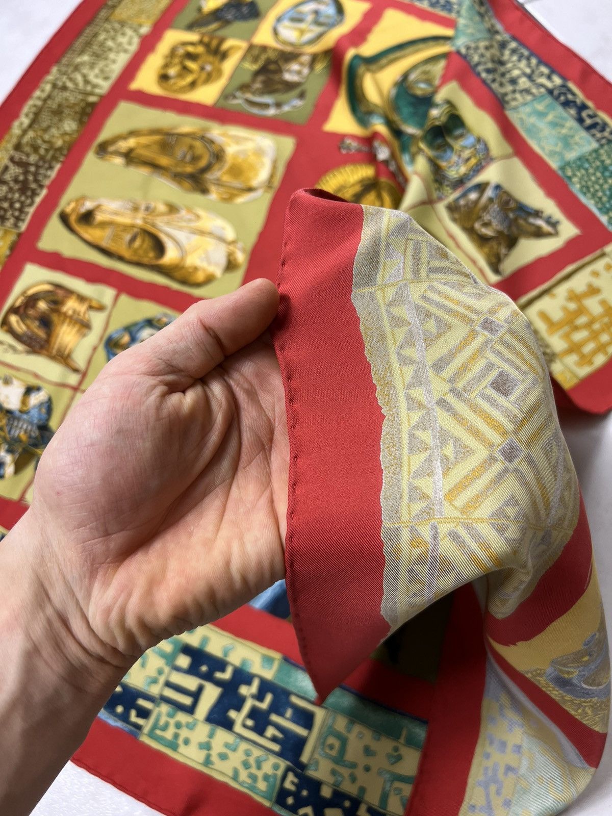 Hermes Vintage Hermes Persona loic dubigeon silk handkerchief scarf Size ONE SIZE - 20 Thumbnail