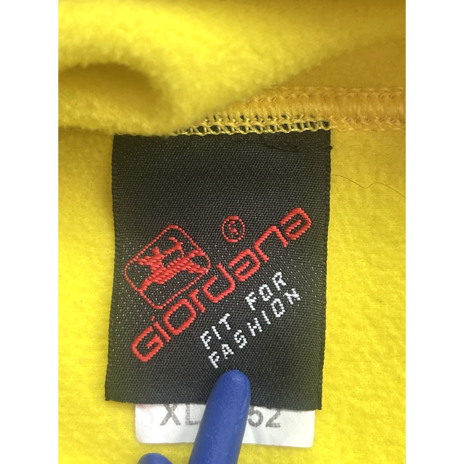 Vintage Giordana Jacket Unisex Adults Zip Up Windbreaker Yellow XL Italy Size XL / US 12-14 / IT 48-50 - 6 Thumbnail
