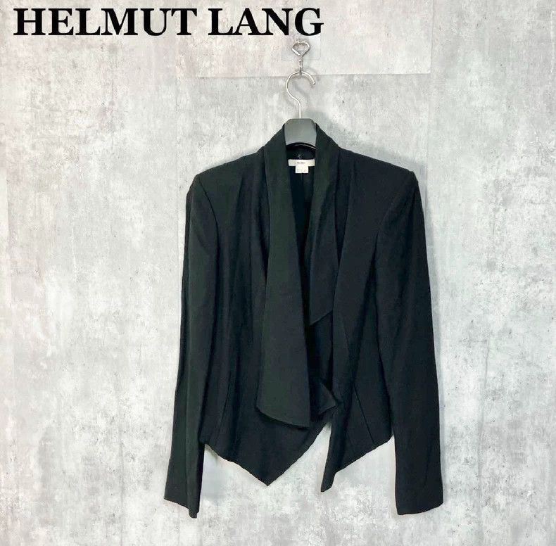 Helmut Lang HELMUT LANG Silk irregularly cut jacket coat Size M / US 6-8 / IT 42-44 - 1 Thumbnail