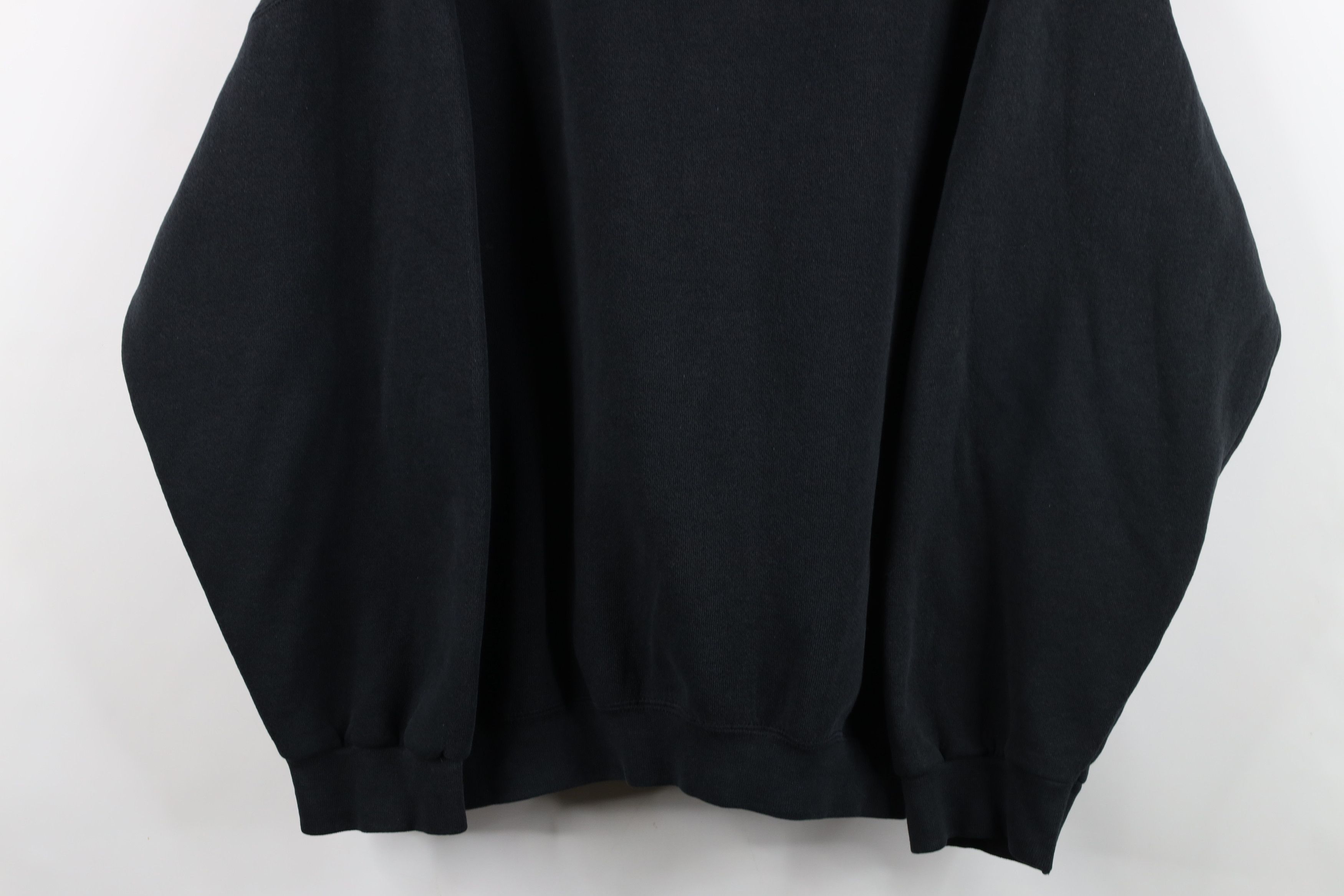 Vintage Vintage 90s Bike Heavyweight Crewneck Sweatshirt Black USA Size US XXL / EU 58 / 5 - 3 Thumbnail