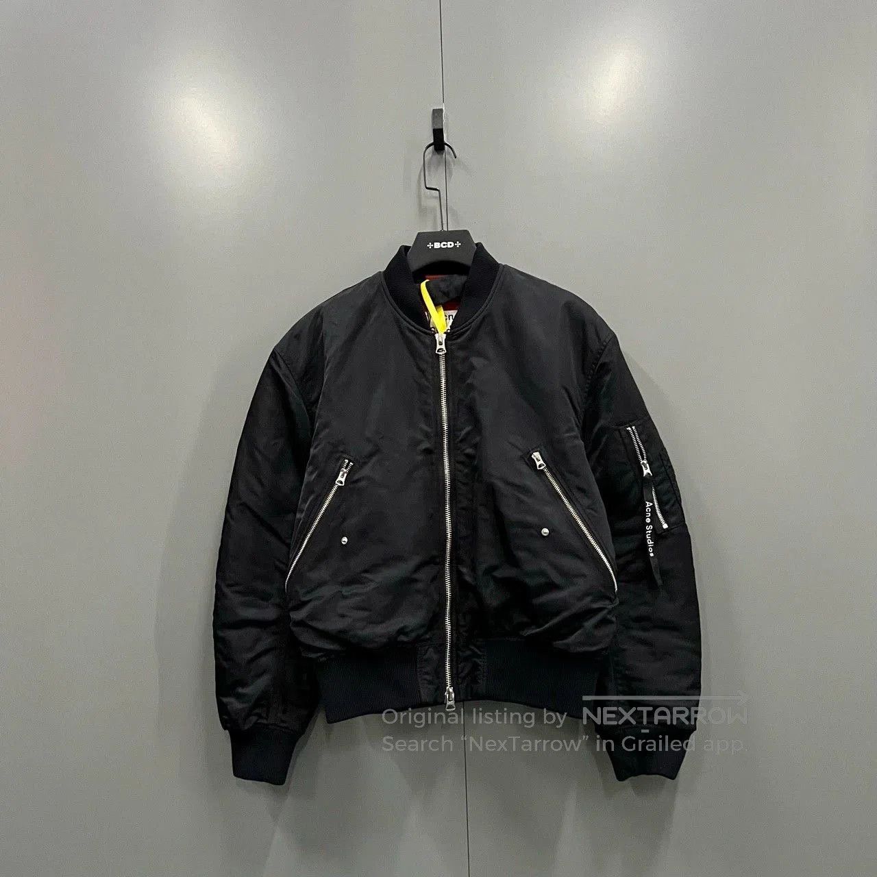 Acne Studios acne studios black bomber jacket size 46. Size US S / EU 44-46 / 1 - 1 Thumbnail