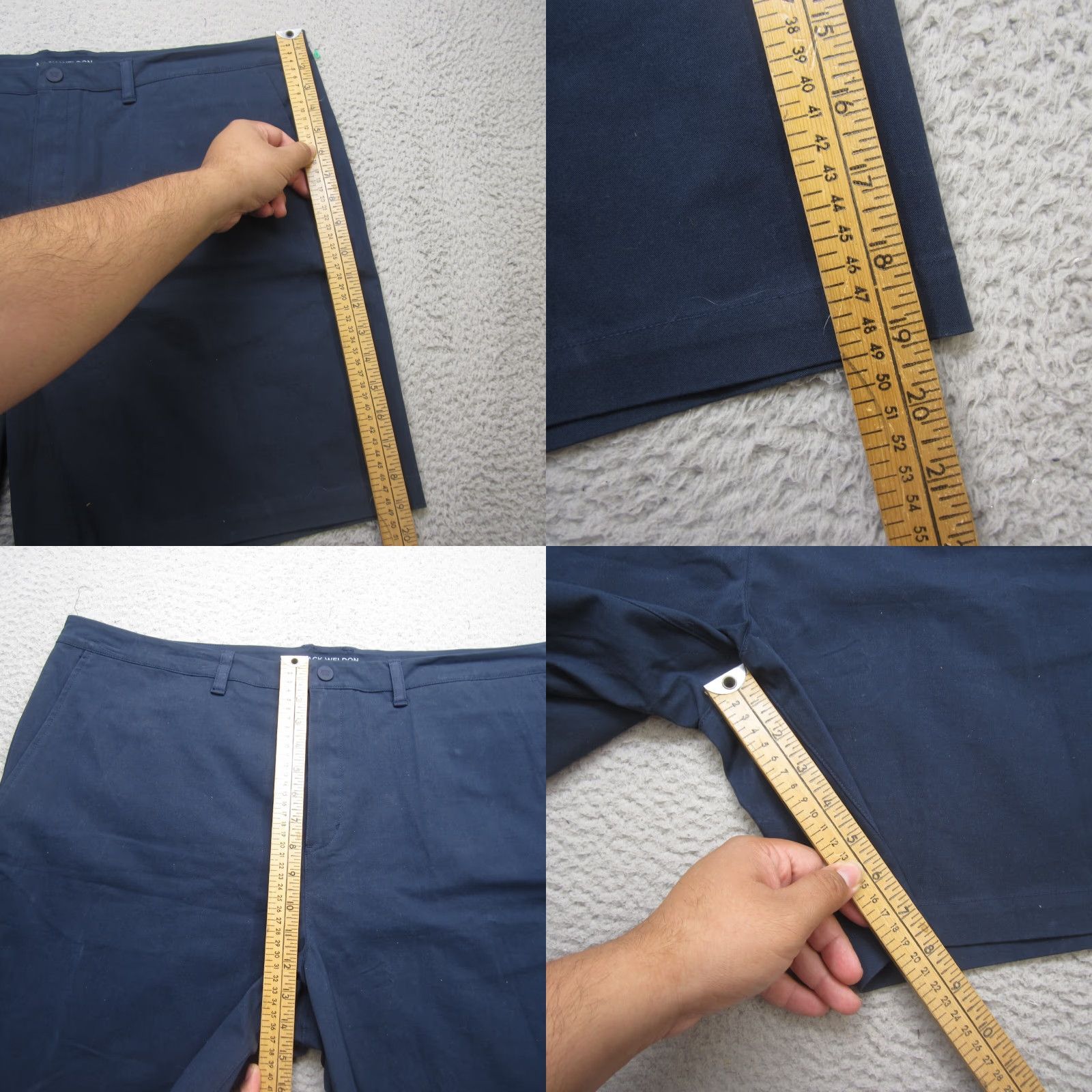 Vintage Mack Weldon Mavericks Tech Shorts Mens 42 Blue Chino Performance Stretch Golf Casual Size US 42 / EU 58 - 8 Thumbnail