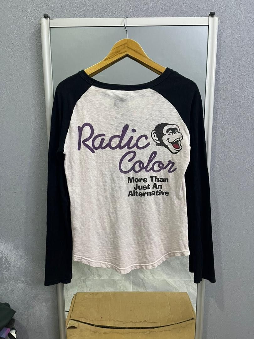 Japanese Brand Radic Color Monkey Raglan Tee Japan Medium Size S / US 4 / IT 40 - 10 Thumbnail