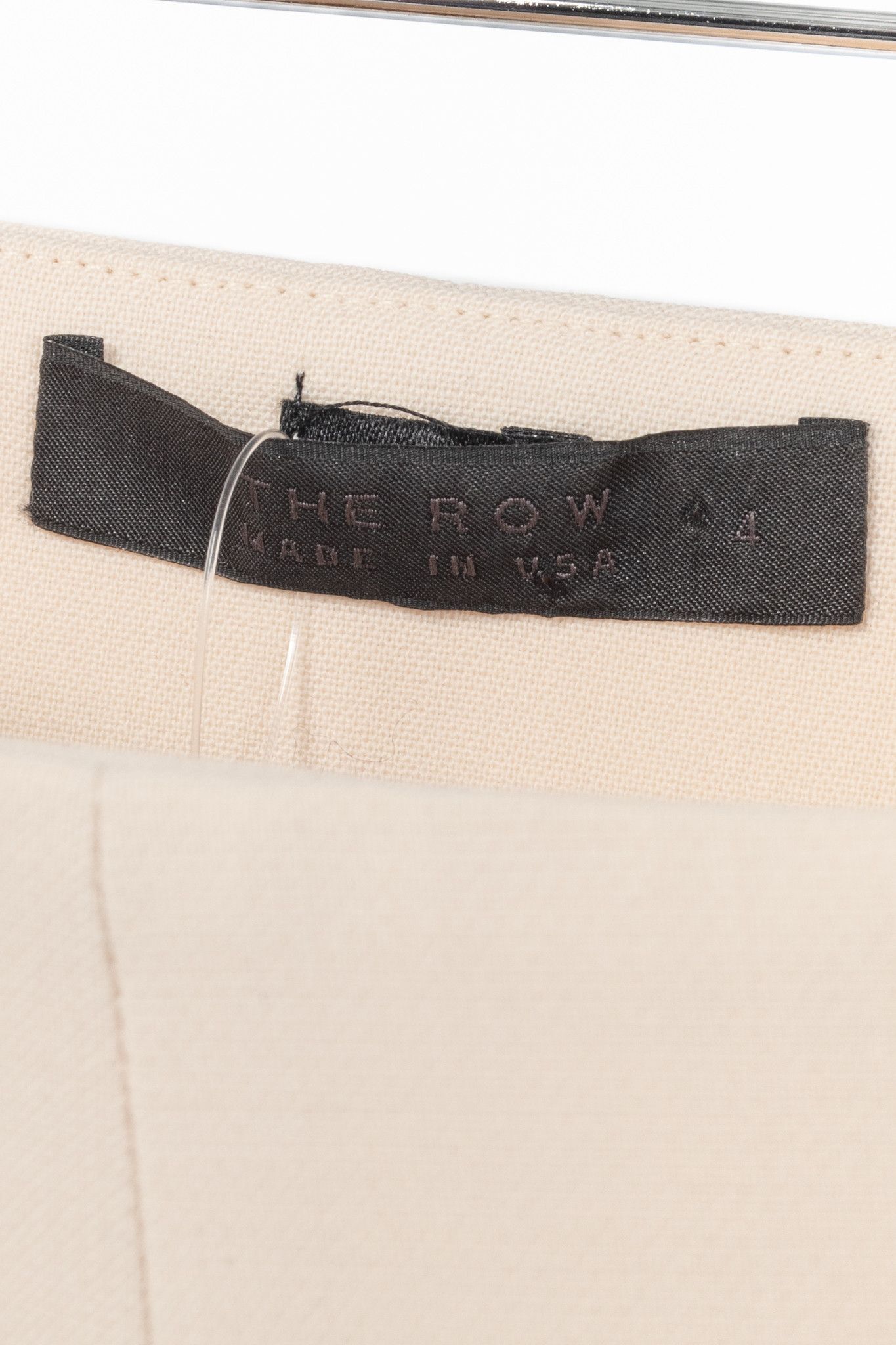 The Row The Row Nude Wool-Twill Topstitched Ankle-Length Pants Size 27" / US 4 / IT 40 - 7 Thumbnail