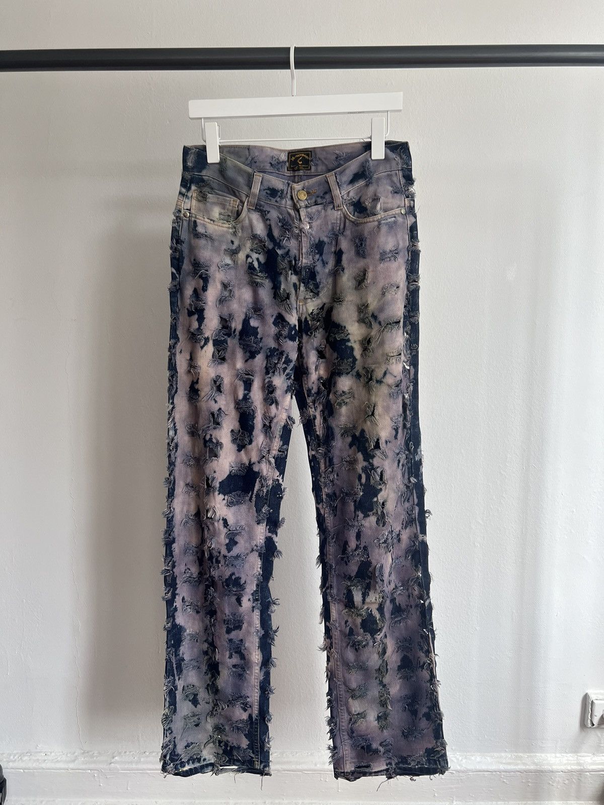 Vivienne Westwood Anglomania Shredded Dyed denim