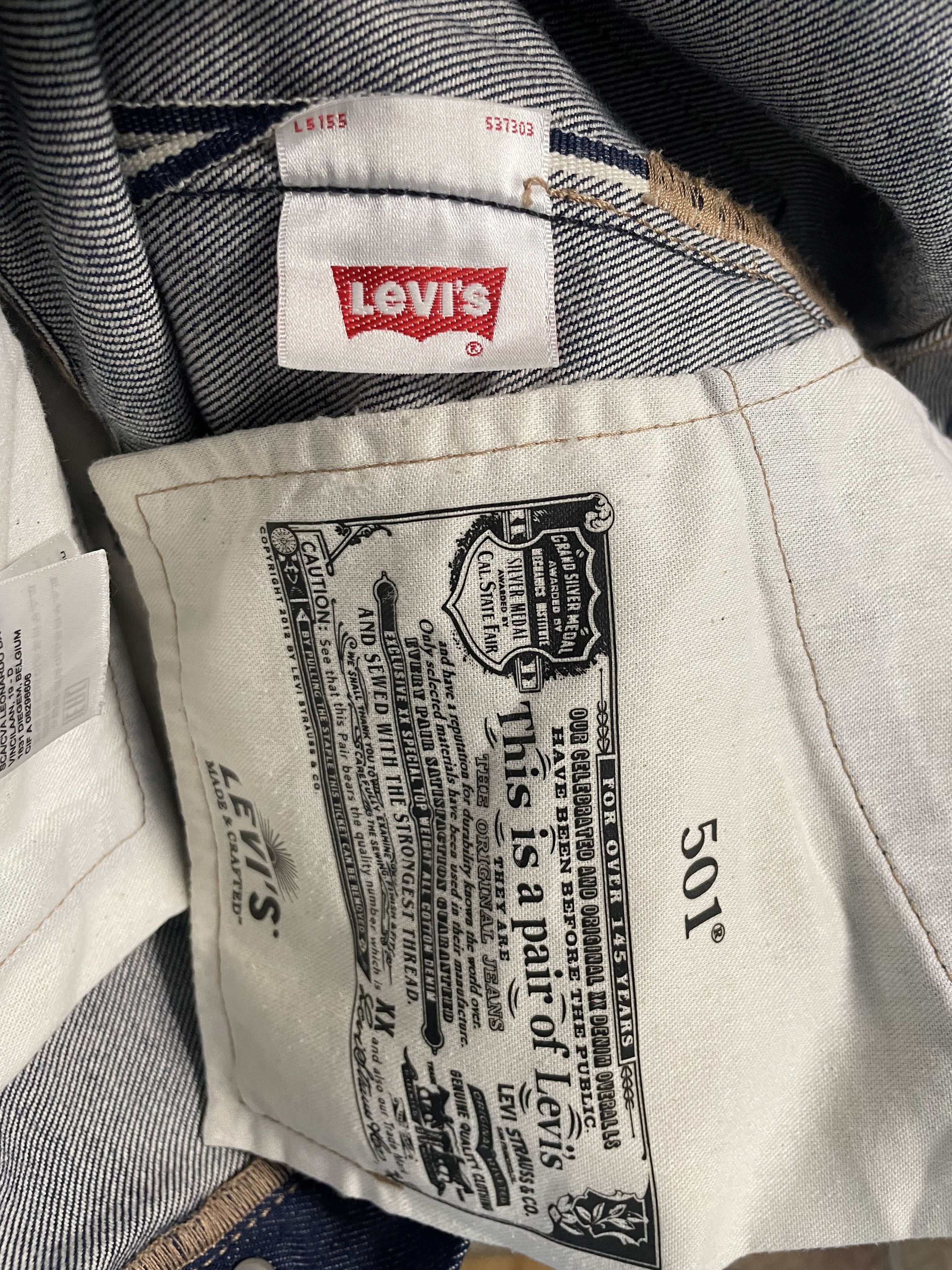 Levi's Made & Crafted Levi's Made & Crafted 501 raw denim Size US 32 / EU 48 - 5 Thumbnail