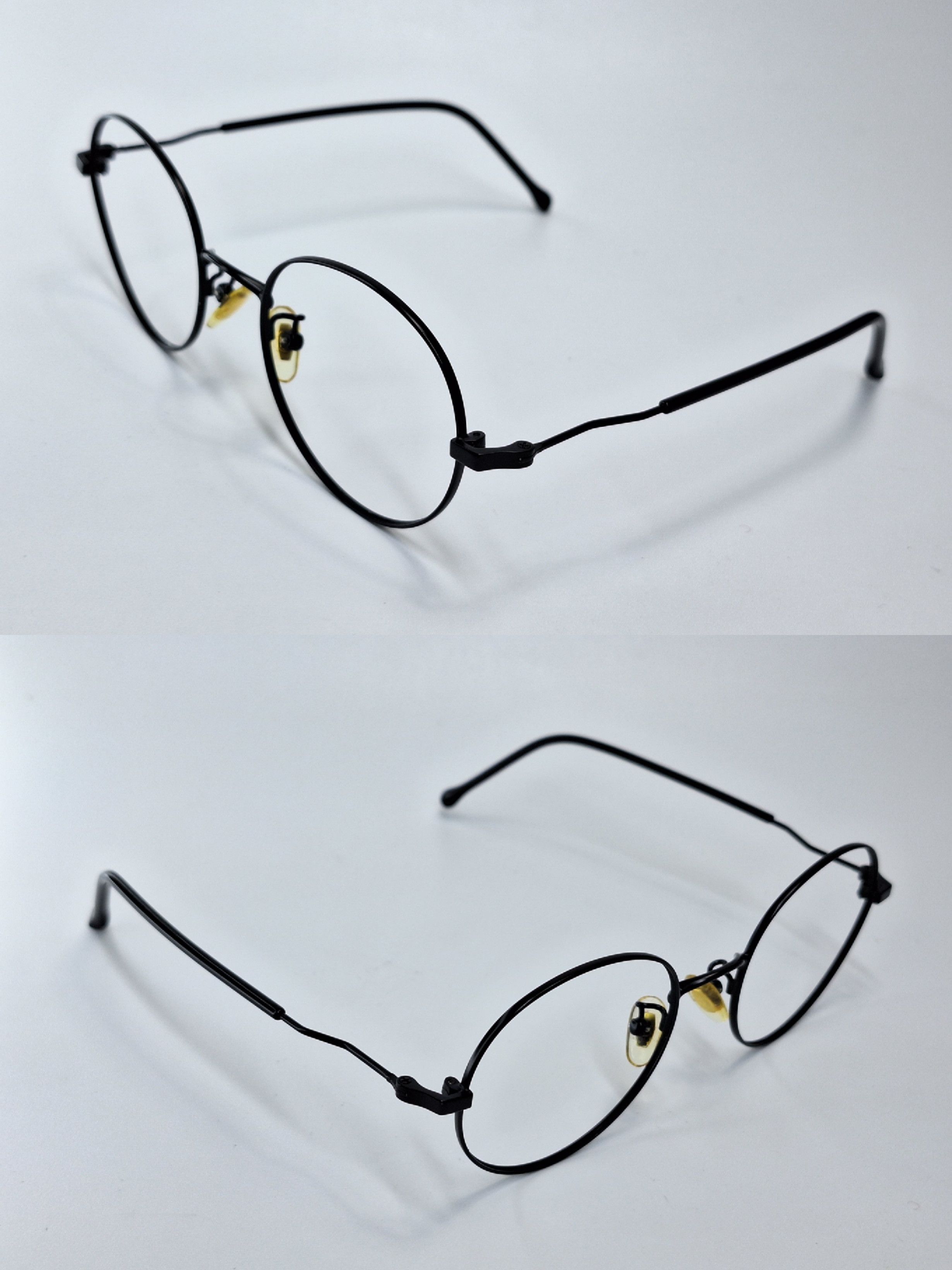 Other Japan Vintage Sabae 7g Beta Titanium Round Eyeglass Frame Size ONE SIZE - 5 Thumbnail
