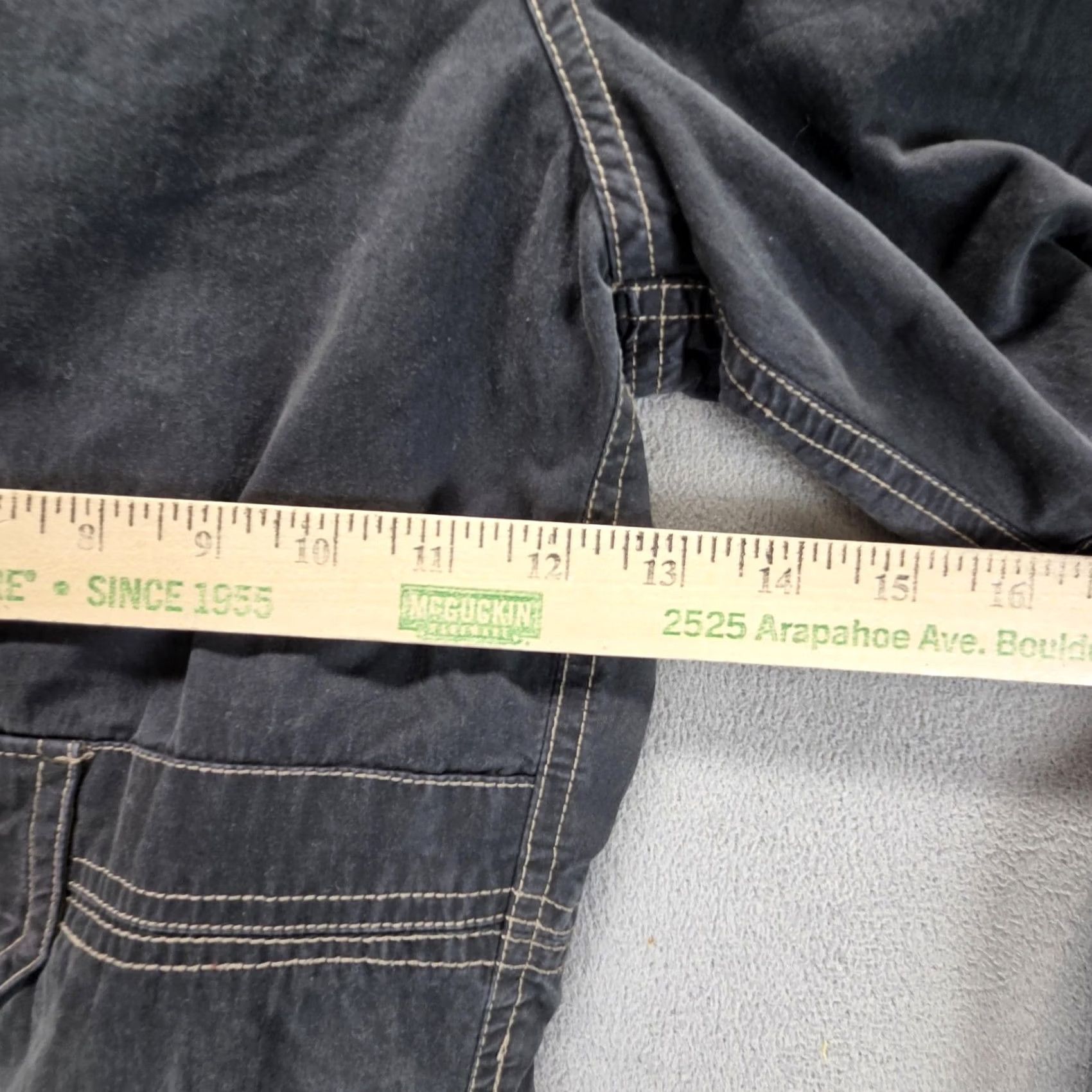 Sideout VTG Military Style Cargo Pants Mens 36x30 Gray Sideout Canvas Pockets Workwear Casual Cargo Pants Mens Gray Canvas Size US 36 / EU 52 - 6 Thumbnail