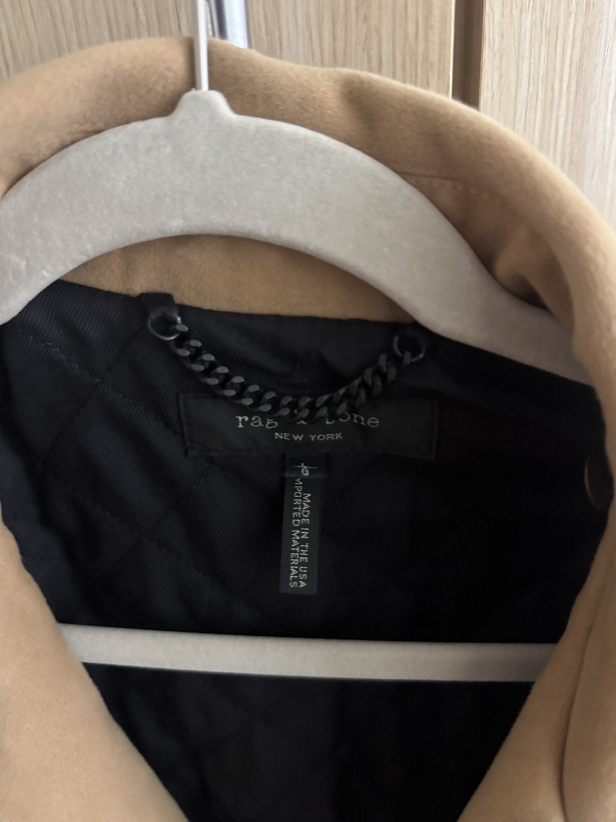 Rag & Bone Rag & Bone Suede Matthew Jacket in Camel Tan Size L #C4608 Size US L / EU 52-54 / 3 - 4 Thumbnail