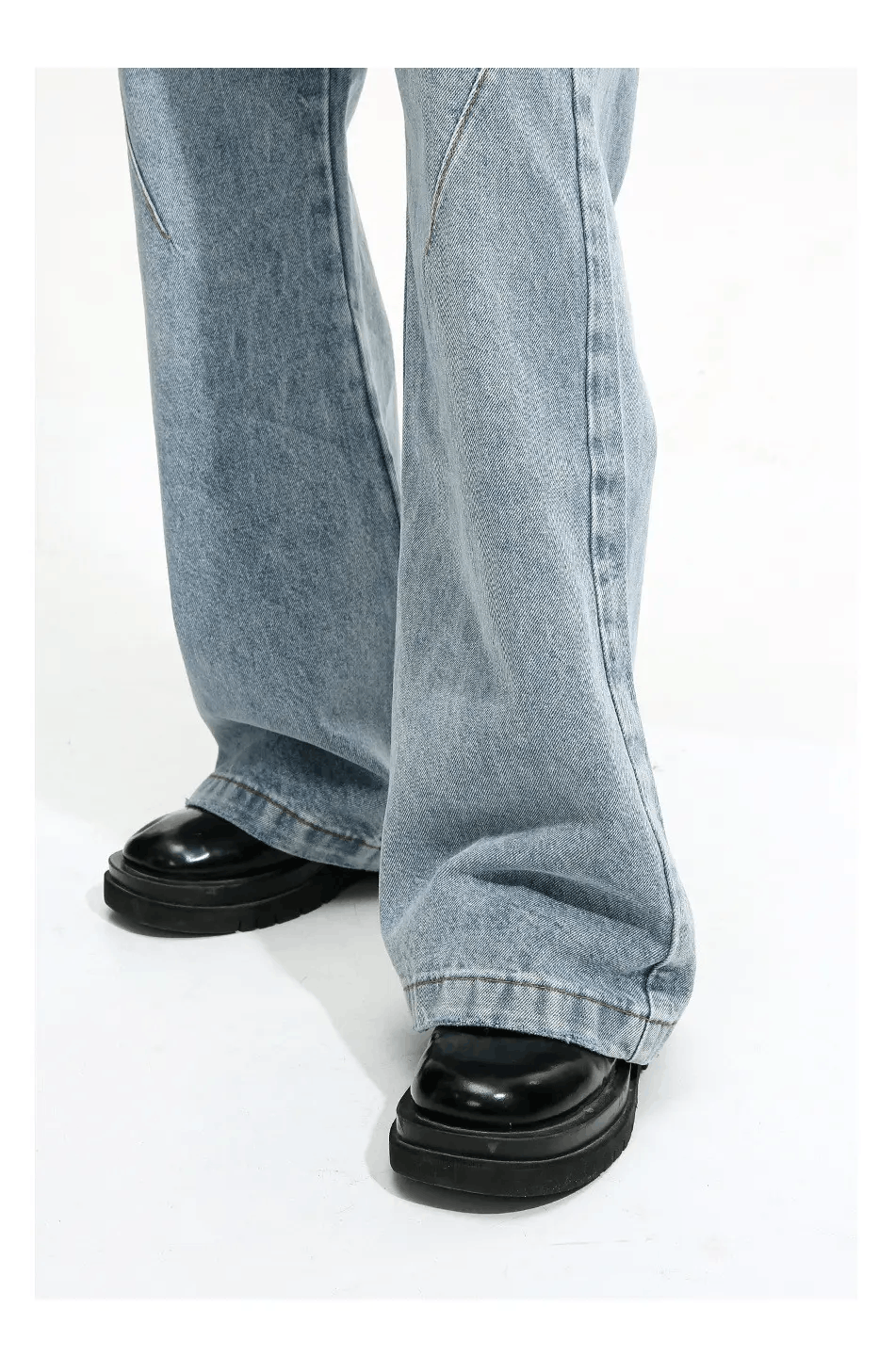 Jean × Vintage washed faded yuppie dance bootcut flared jeans Size US 32 / EU 48 - 7 Thumbnail