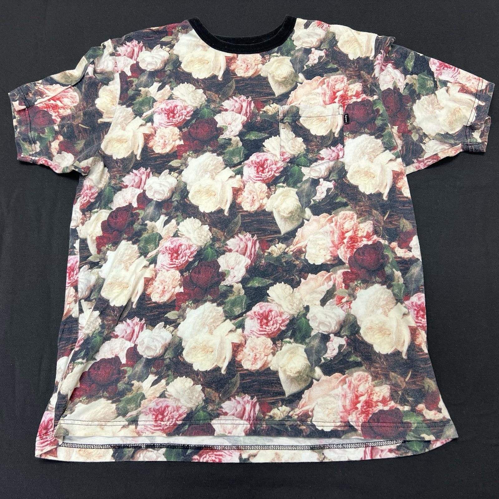 Supreme SS13 Supreme Floral PCL Power Corruption Lies Pocket Tee L Size US L / EU 52-54 / 3 - 1 Thumbnail