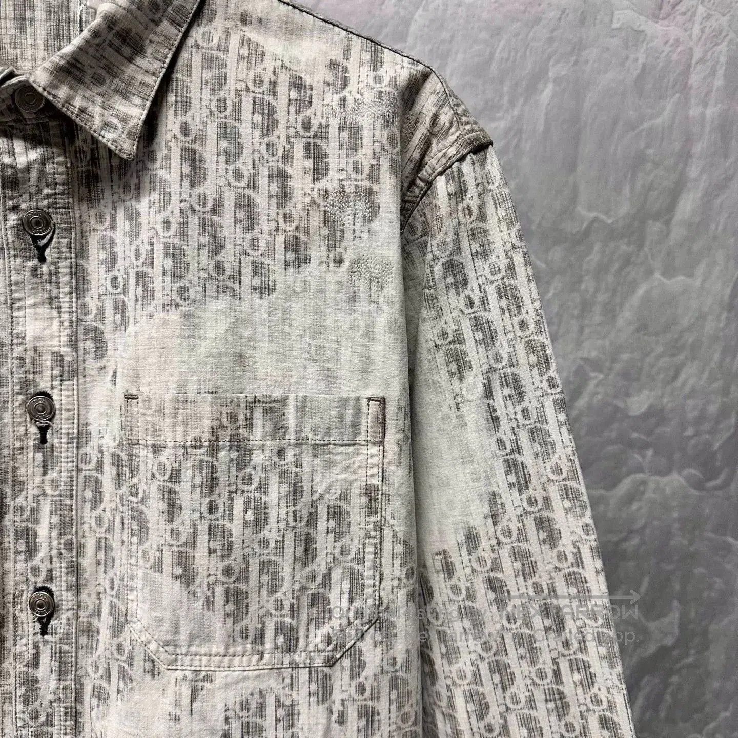 Dior Dior Distressed Denim Shirt Jacket for Women. Size US M / EU 48-50 / 2 - 3 Thumbnail