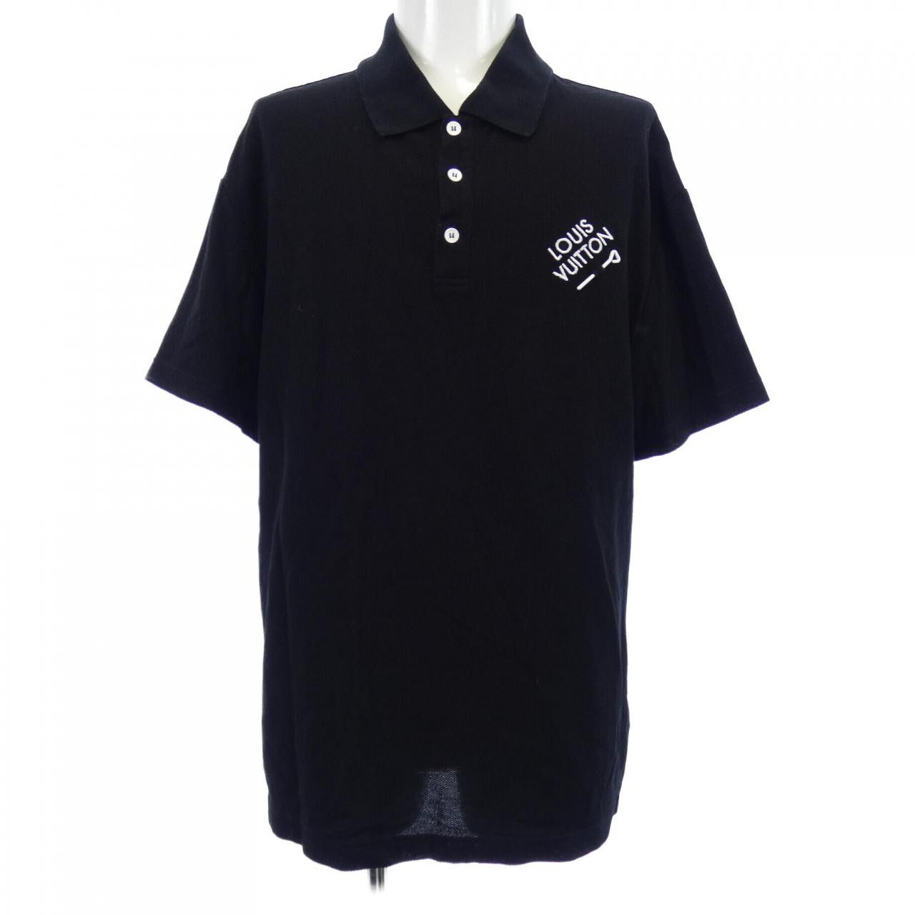Louis Vuitton Louis Vuitton Louis Vuitton Signature Polo With Embroidery Cotton Polo Shirt Textile Tops HNY58WJ64 DUTY FREE for USA Size ONE SIZE - 1 Thumbnail