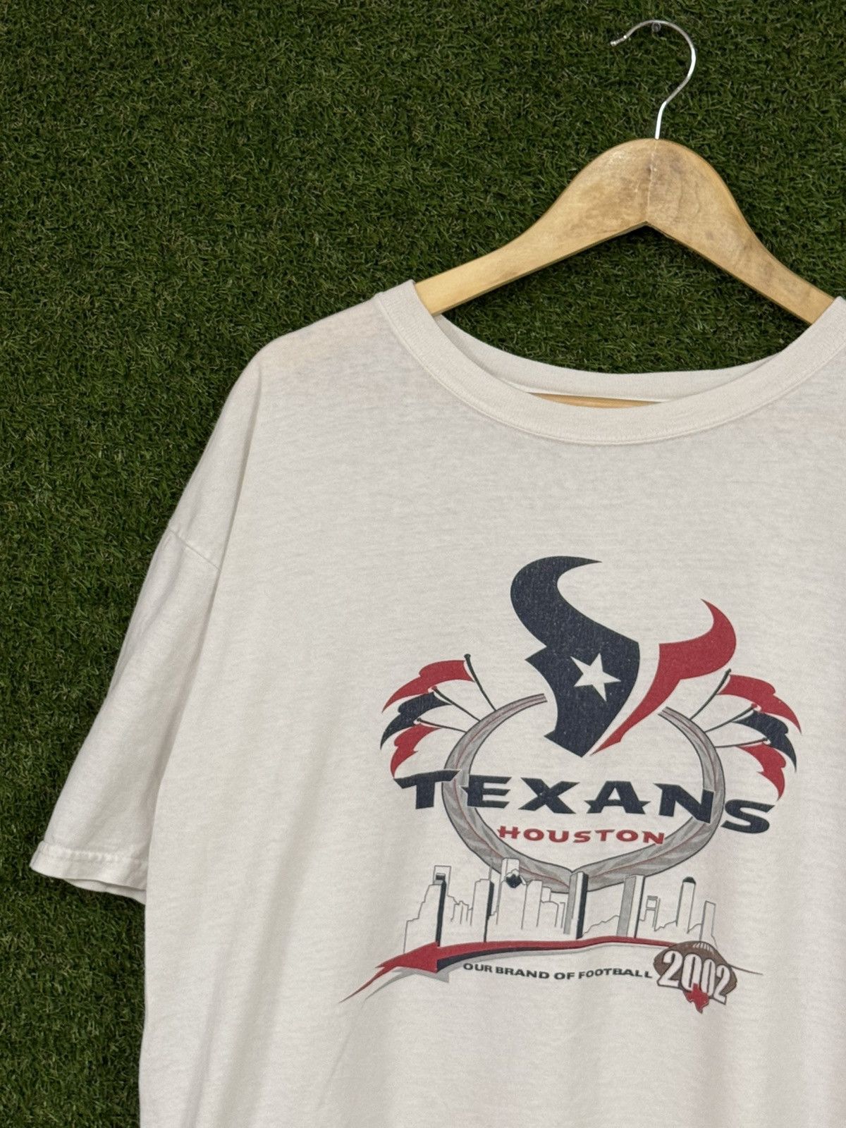 Adidas Vintage Distressed Houston Texans NFL Football Logo Tee XL Size US XL / EU 56 / 4 - 2 Thumbnail