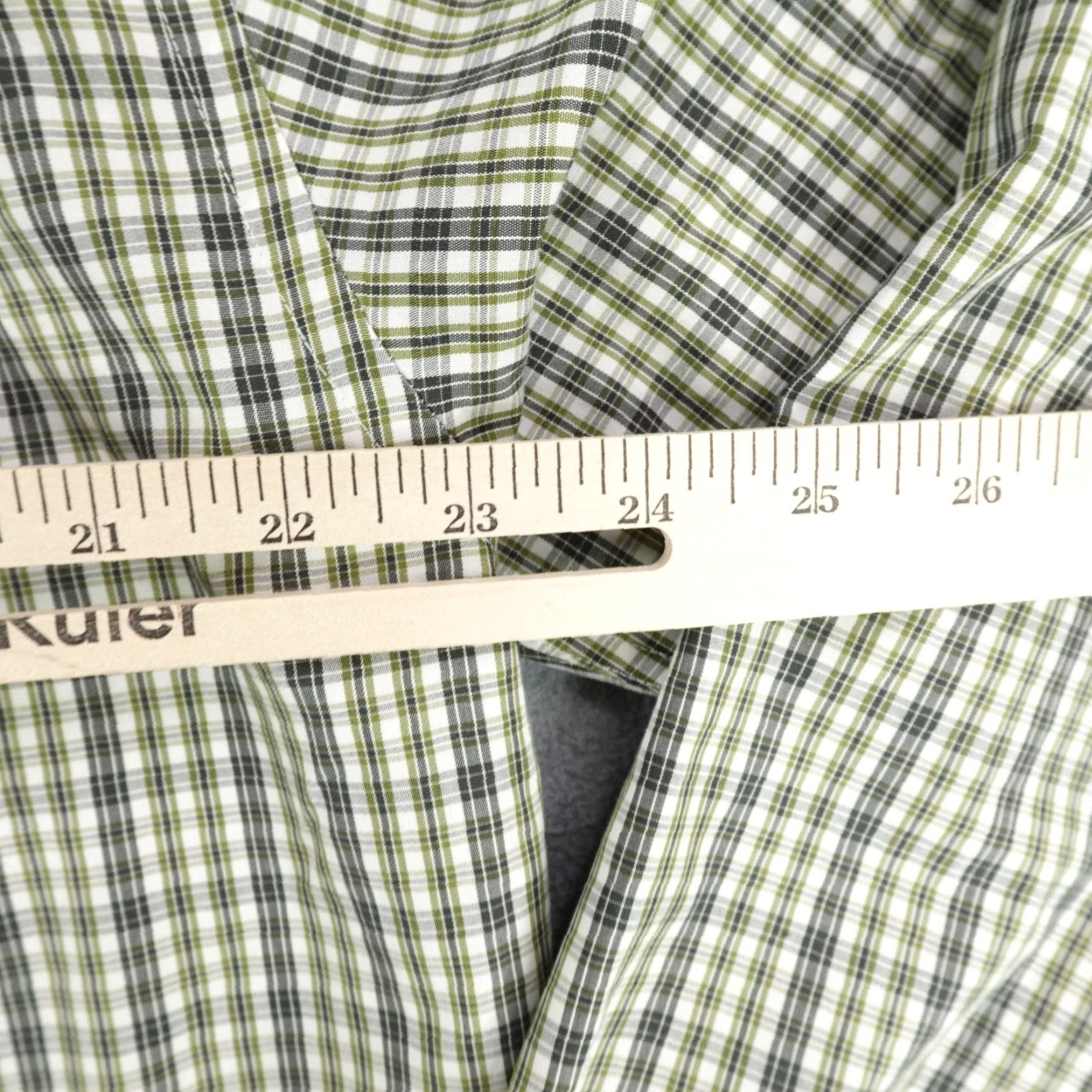 Brooks Brothers Brooks Brothers Shirt Mens M Green Blue White Plaid Button-Up Non-Iron 345 Size US M / EU 48-50 / 2 - 6 Thumbnail
