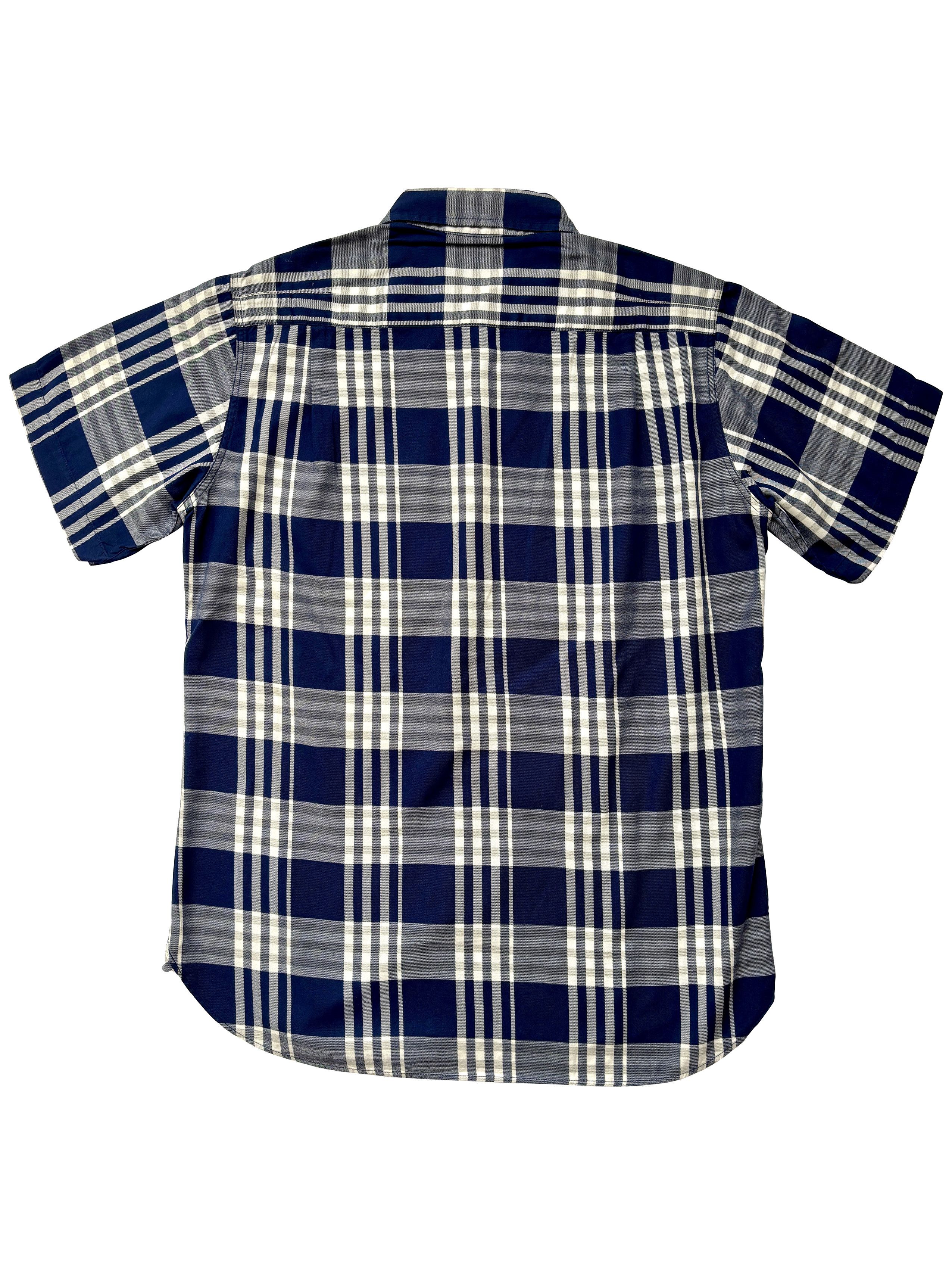 Number (N)ine ⚡️QUICK SALE⚡️Number (N)ine Blue & White Short Sleeve Shirt Size US M / EU 48-50 / 2 - 2 Thumbnail