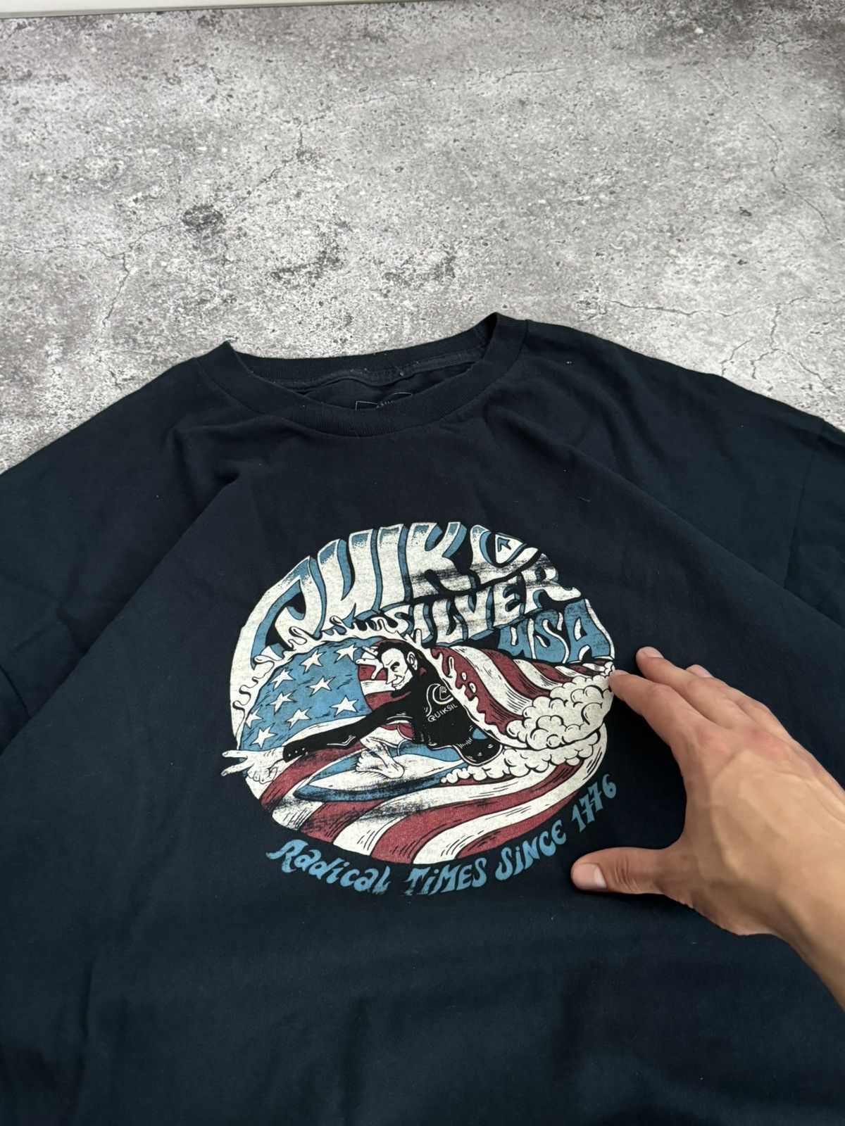 Quiksilver × Vintage Vintage Quiksilver Y2K oversized t-shirt Size US XXL / EU 58 / 5 - 6 Thumbnail
