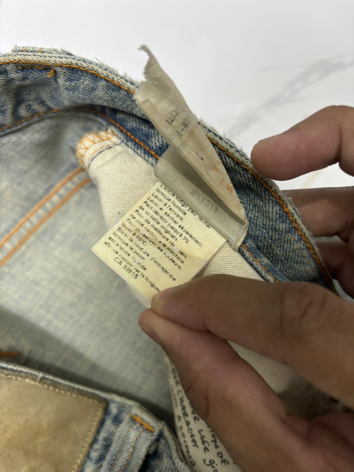 Nudie Jeans NUDIE JEANS BOOTCUT OLA JAPAN USED RUSTY DISTRESS DENIM Size US 32 / EU 48 - 10 Thumbnail