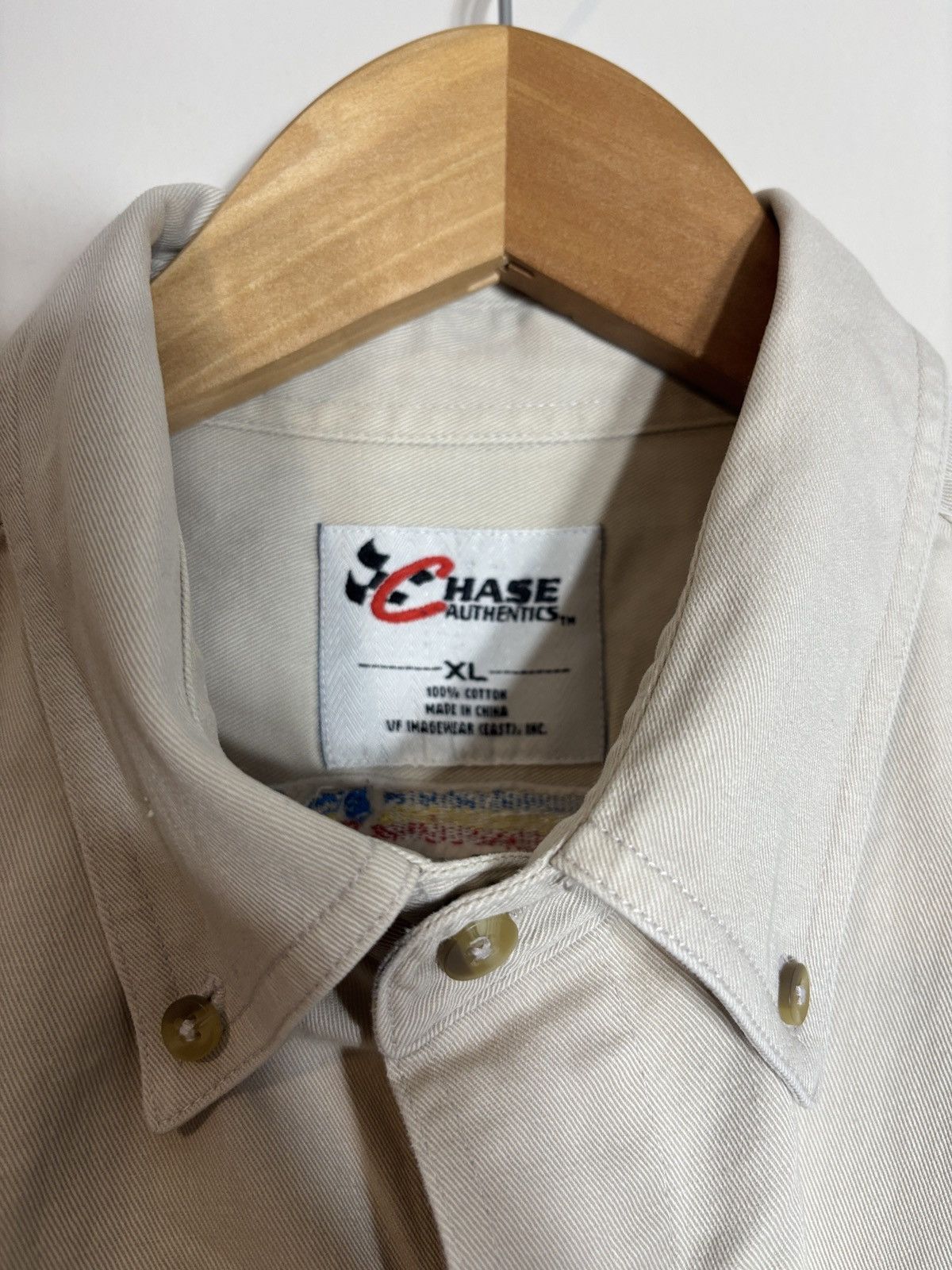 Chase Authentics Vtg Chase Authentics NASCAR Shop Tours Mechanic Button Up XL Size US XL / EU 56 / 4 - 3 Thumbnail